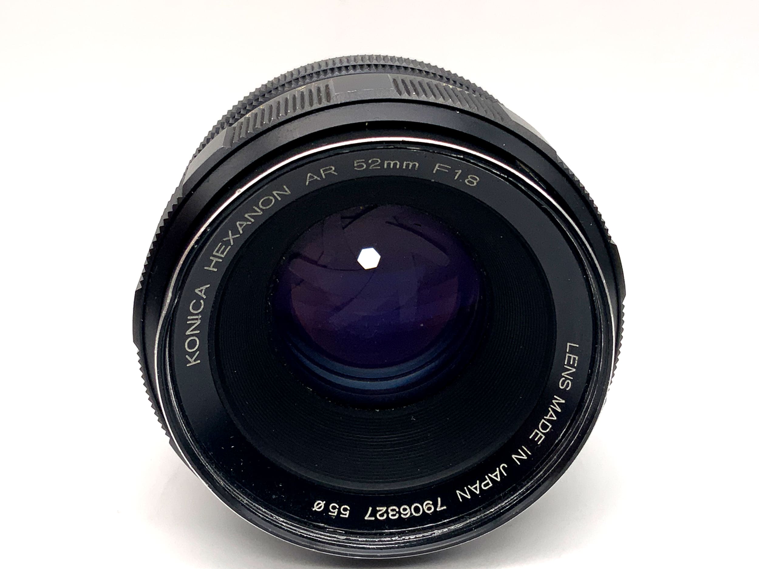 Konica 52mm 1:1.8 Hexanon AR prime lens (Konica AR)