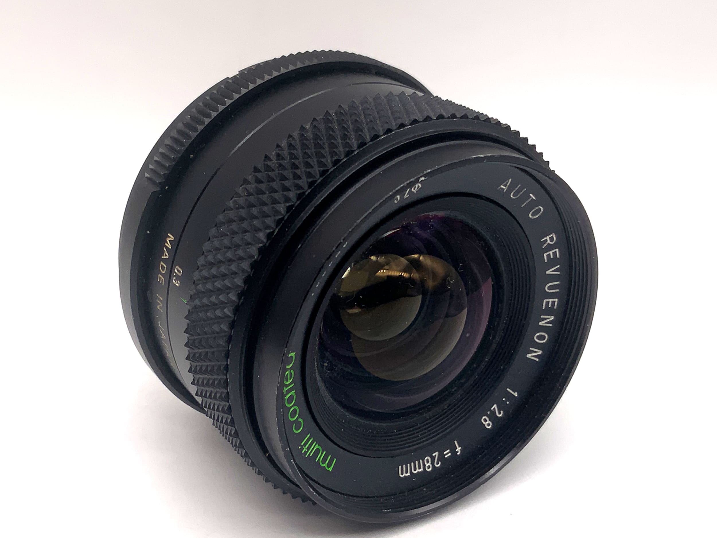 Revue 28mm 1:2.8 Lens Auto Revuenon Multi Coated Fixed Focal Length (Pentax K)