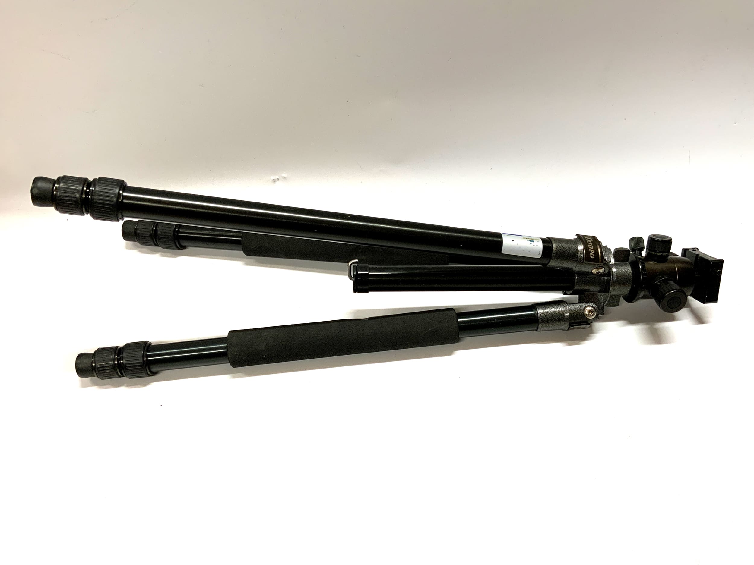 Tripo MX-1227 tripod black with Tripo B-2 tripod head and GS-13-15 photo tripod