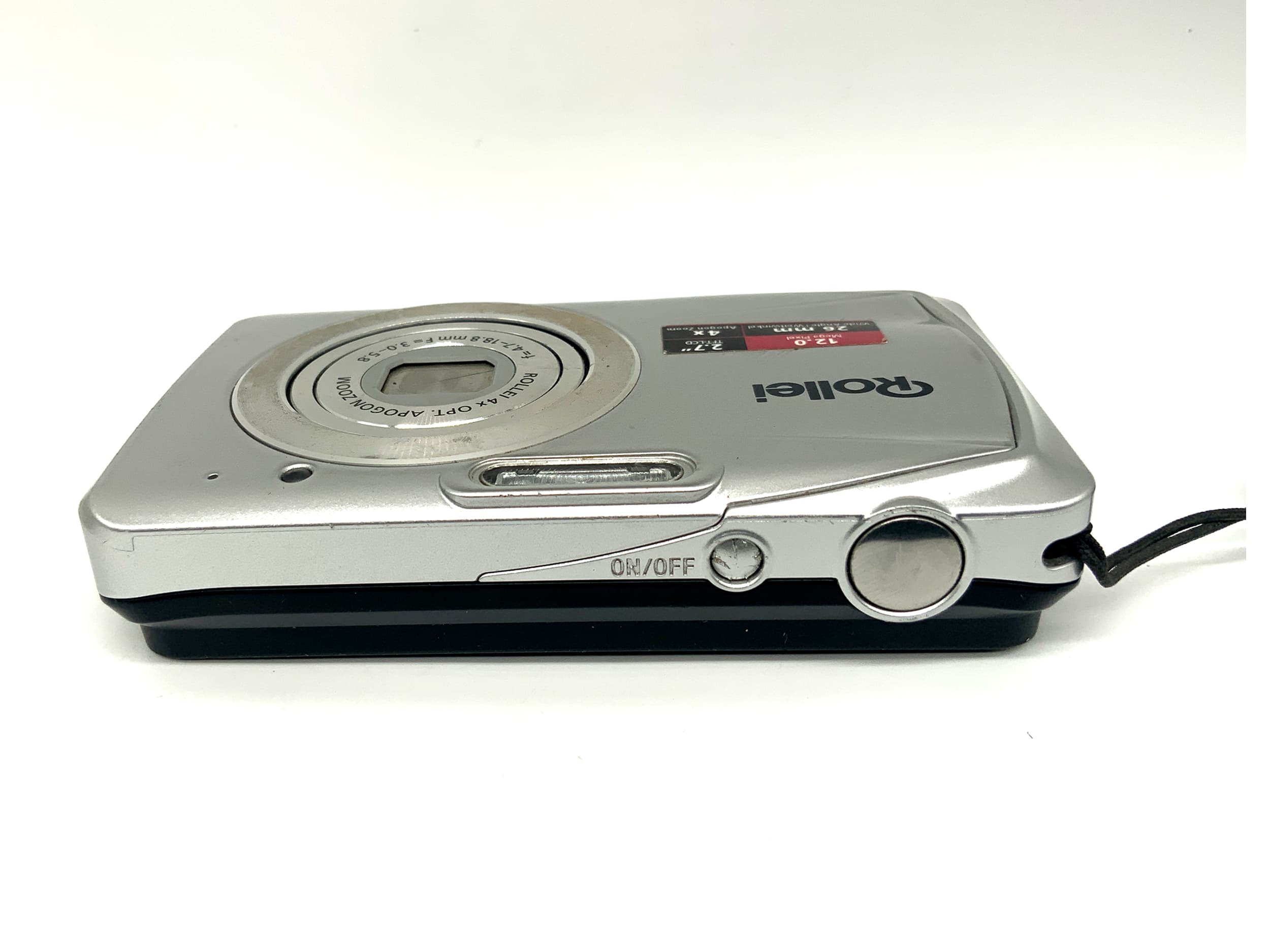 Rollei Compactline 320 Kompaktkamera mit f 4.7, 18,8mm 4x Punkt auf Display
