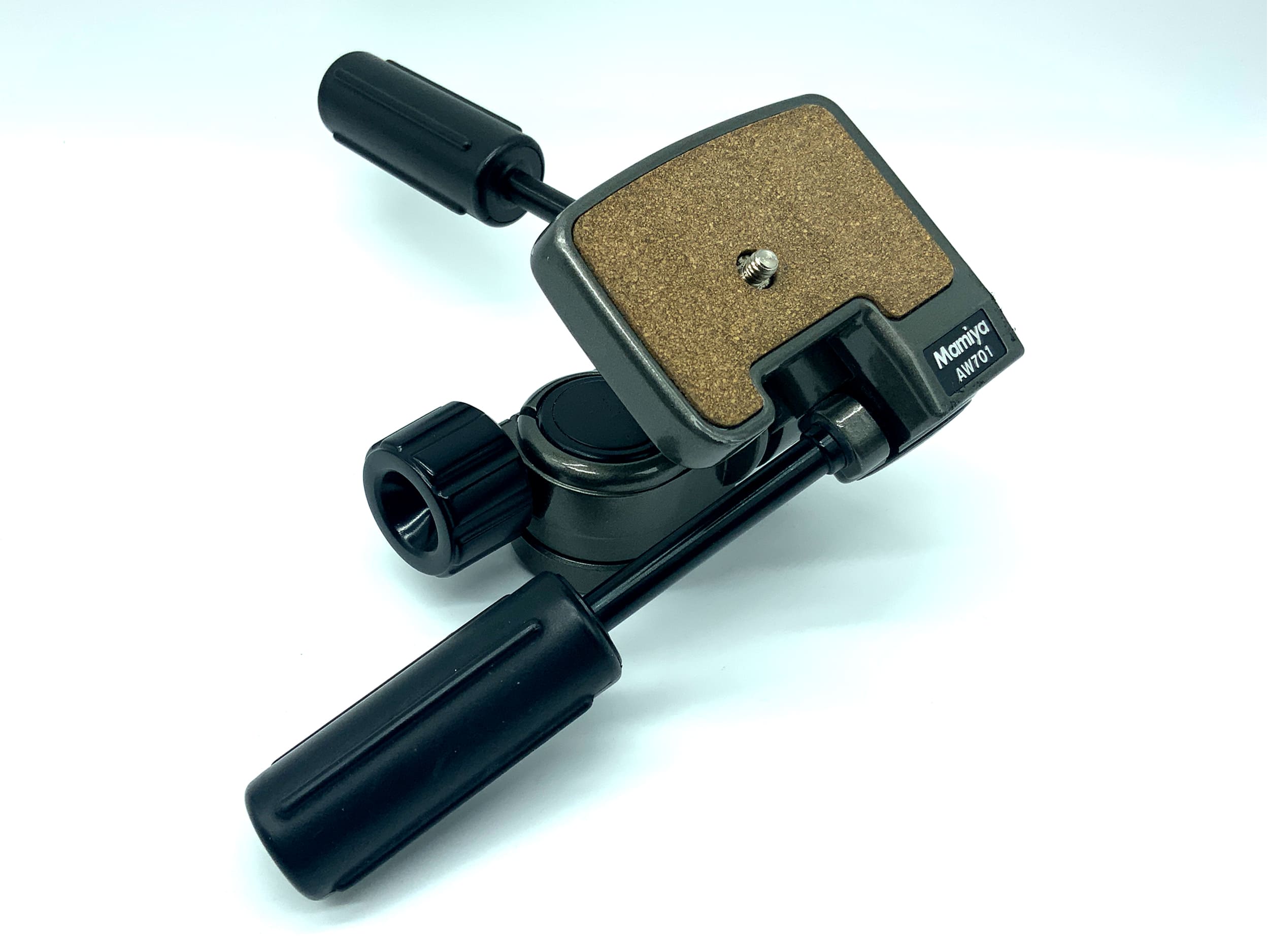 Mamiya AW701 Tripod Head, Grey, 3-Way Pan/Tilt Head