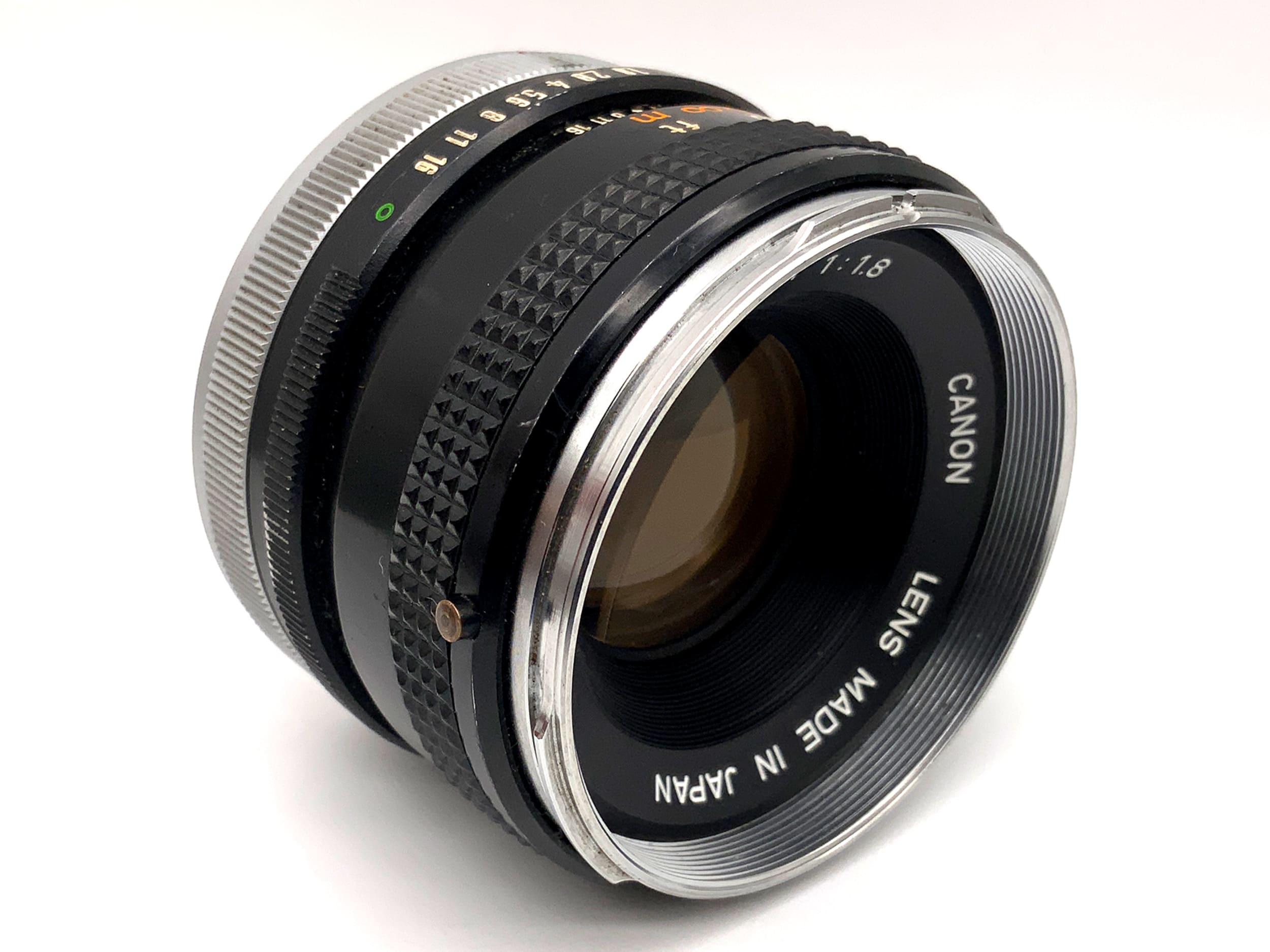 Canon 50mm 1:1.8 Lens FD with Macro Mount Prime Lens (Canon FD)
