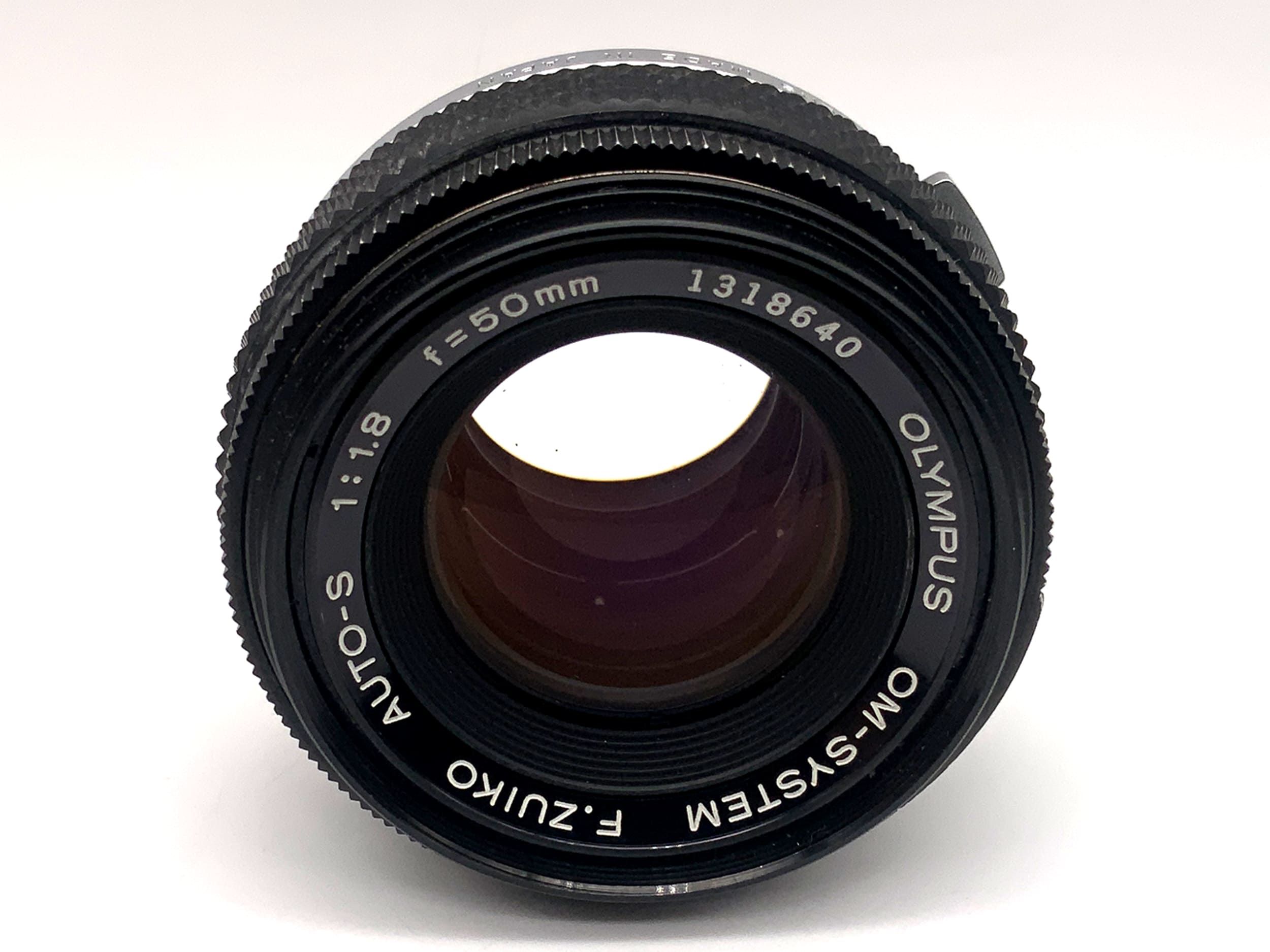 Olympus 50mm 1:1.8 lens OM-System F.Zuiko Auto-S prime lens (Nikon F)