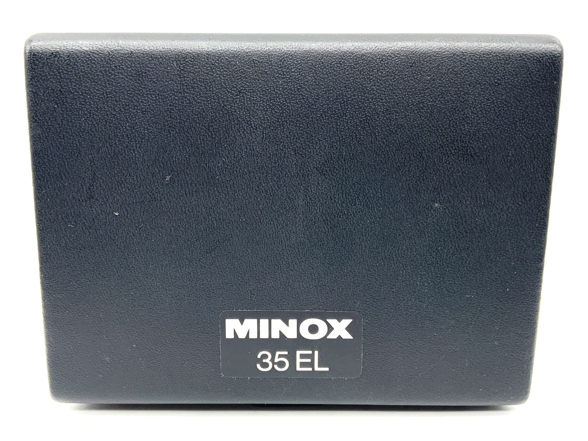 Minox 35 EL bag, black, empty case, hard case, leather, camera bag