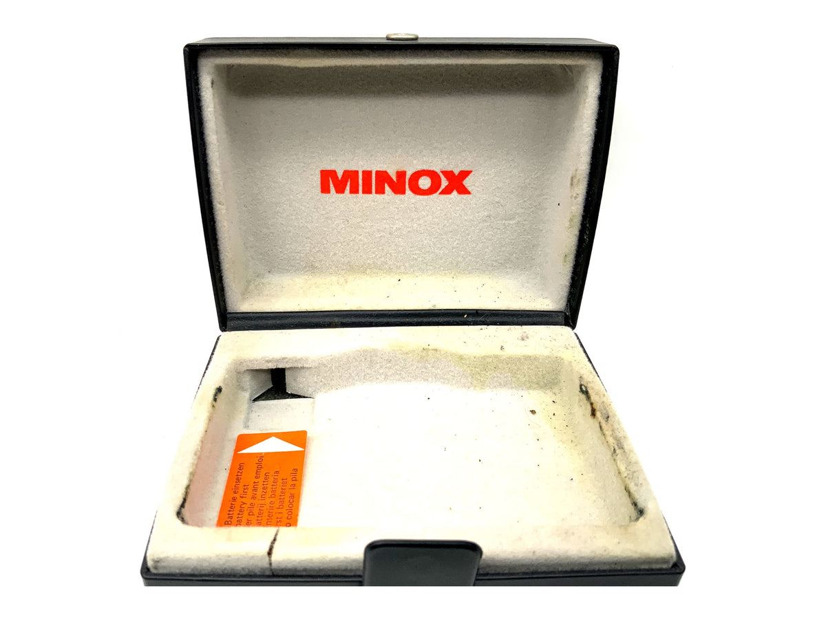 Minox 35 EL bag, black, empty case, hard case, leather, camera bag