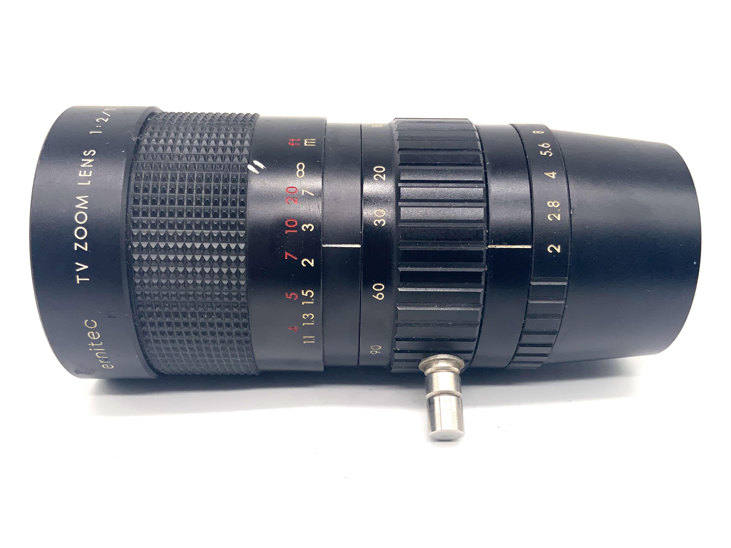 Ernitec TV Zoom Lens 11.5-90mm 1:2 Objektiv Zoomobjektiv (C mount) Pilz!
