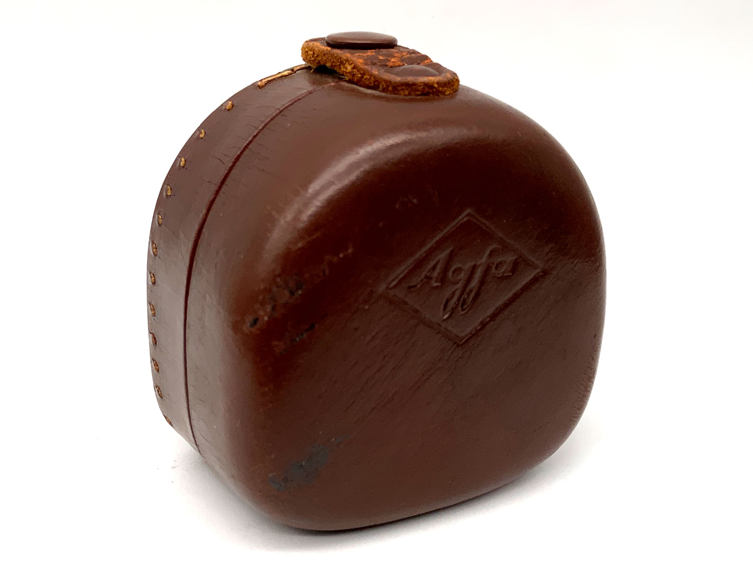 Agfa 6085 Ready Case, Brown Leather, Camera Bag