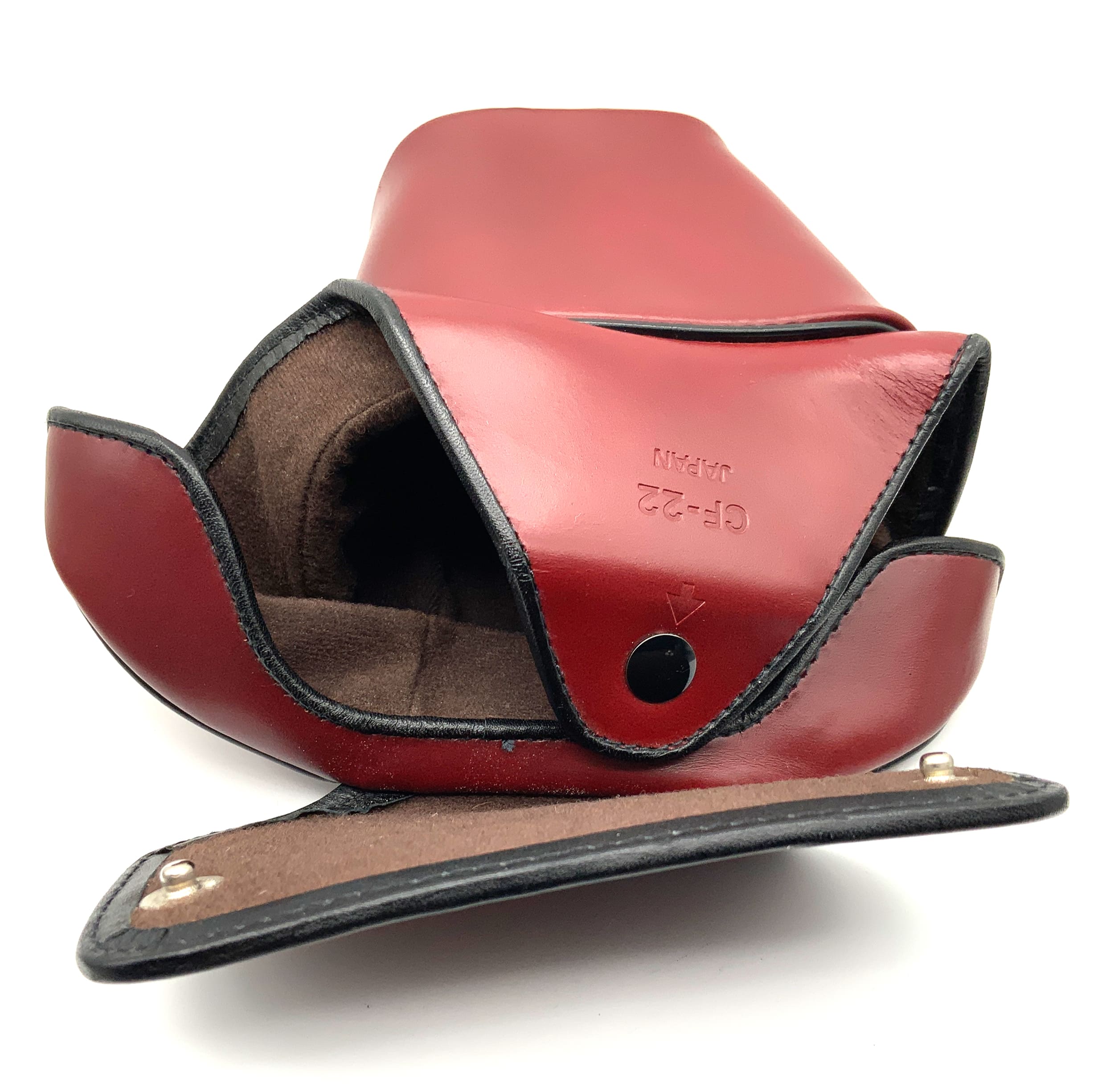 Nikon CF-22 ready case, red! TOP ONLY! Leather camera bag for F3 HP SLR
