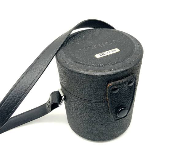 Konica 35/F2.8 Lens Case, Black, Hard Case