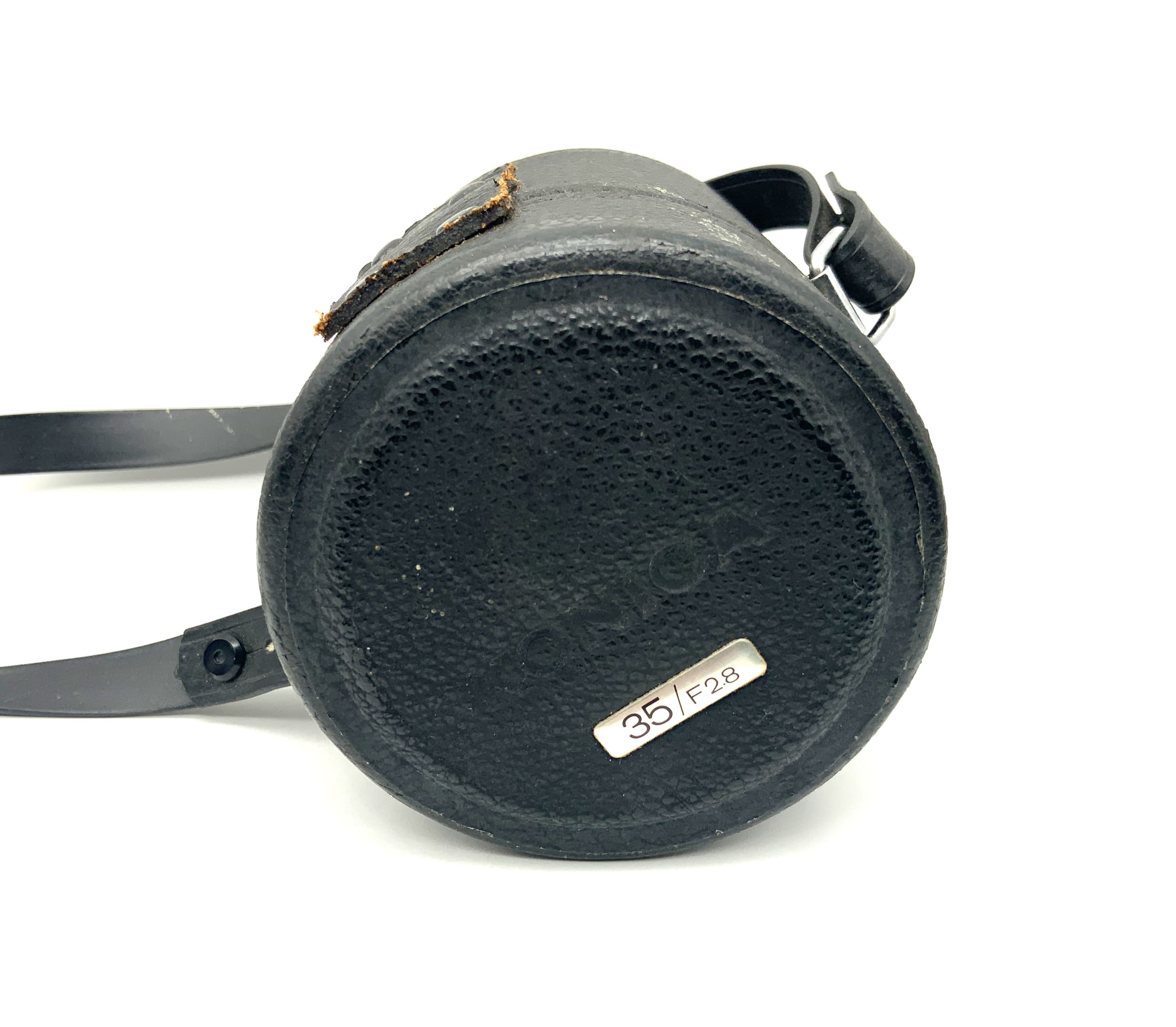Konica 35/F2.8 Lens Case, Black, Hard Case