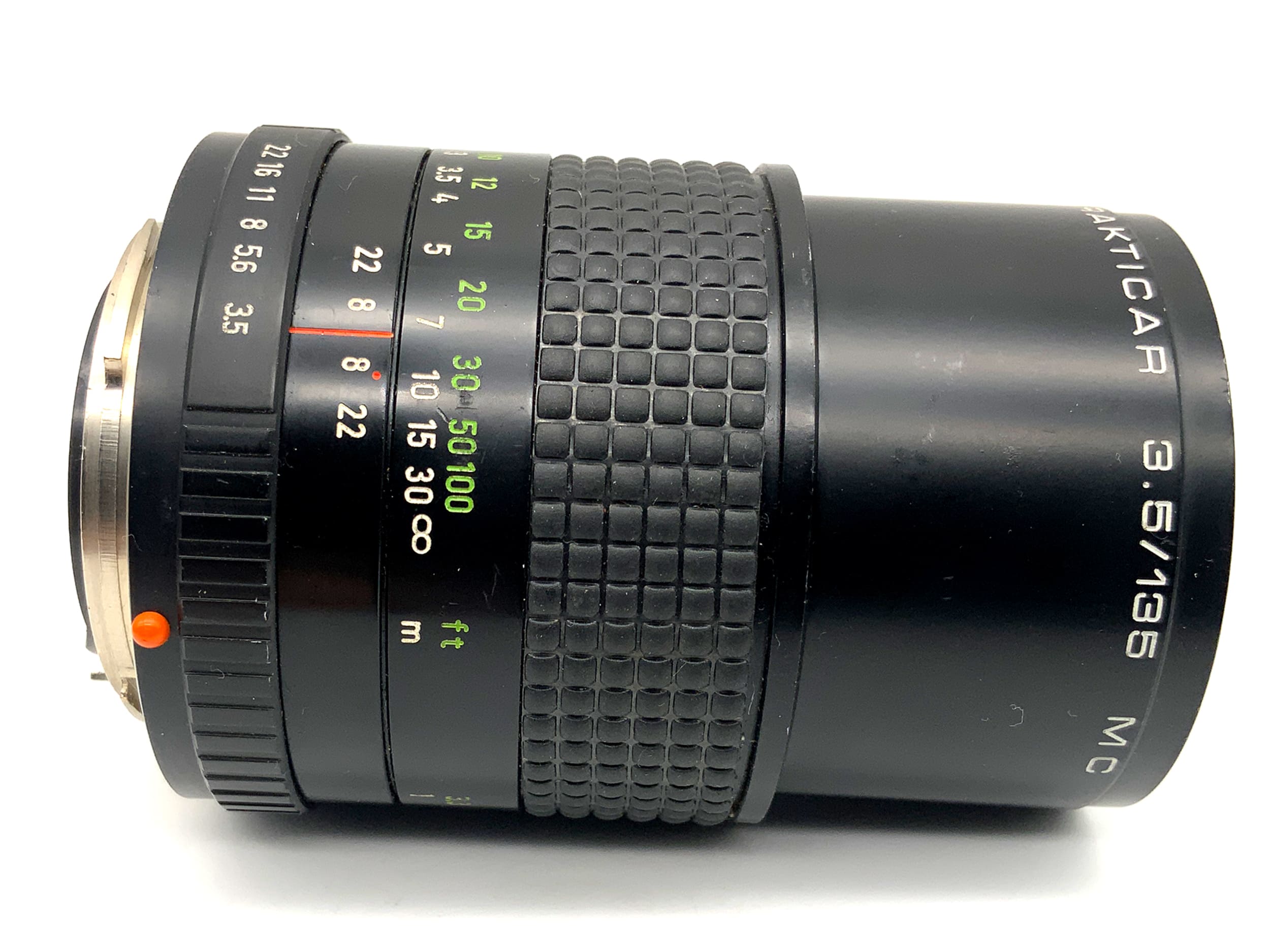Carl Zeiss 135mm 1:3.5 lens Jena Prakticar MC prime lens (Praktica B)