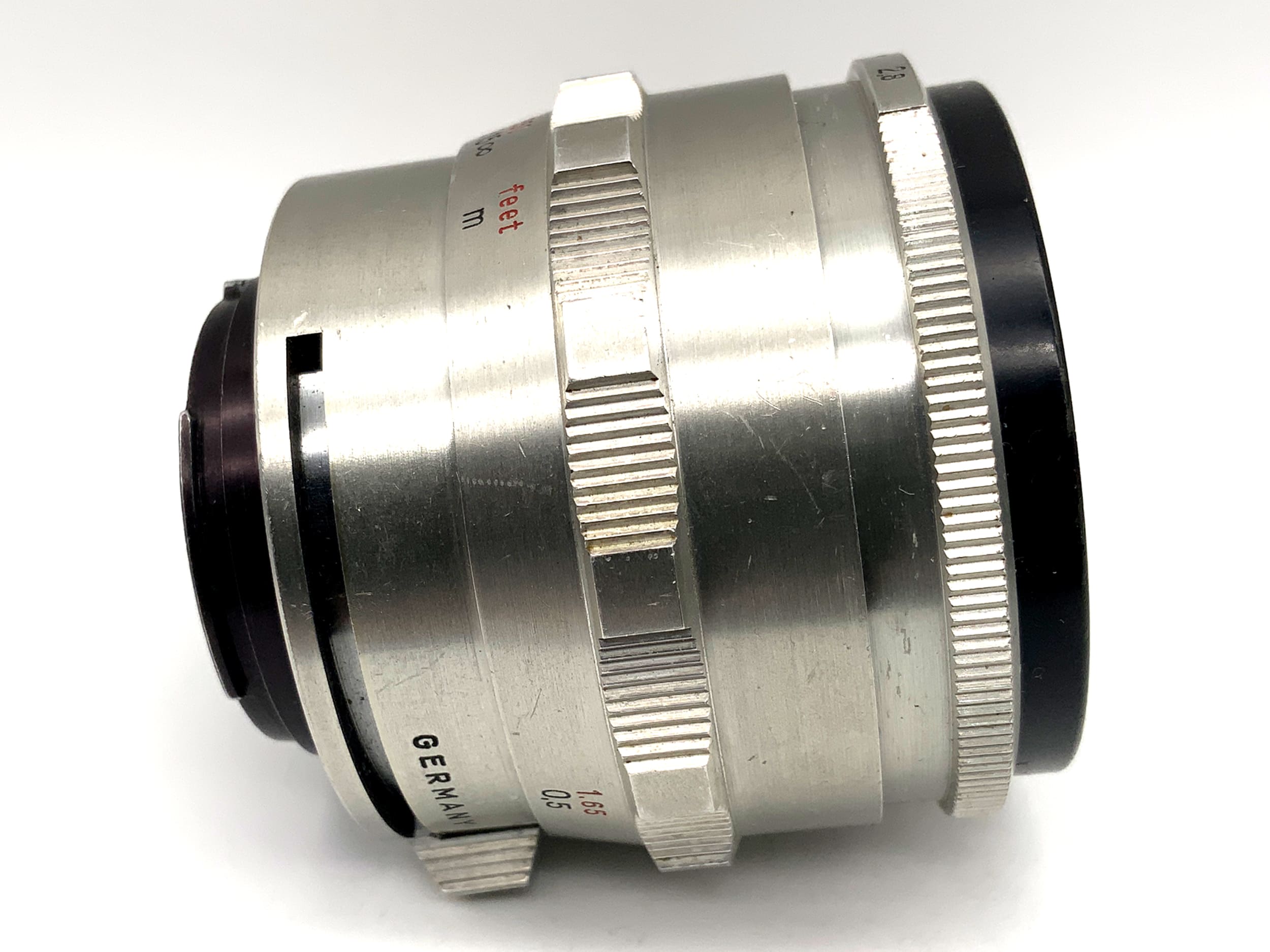 Carl Zeiss 50mm 1:2.8 Tessar lens from Jena, prime lens (Exa)
