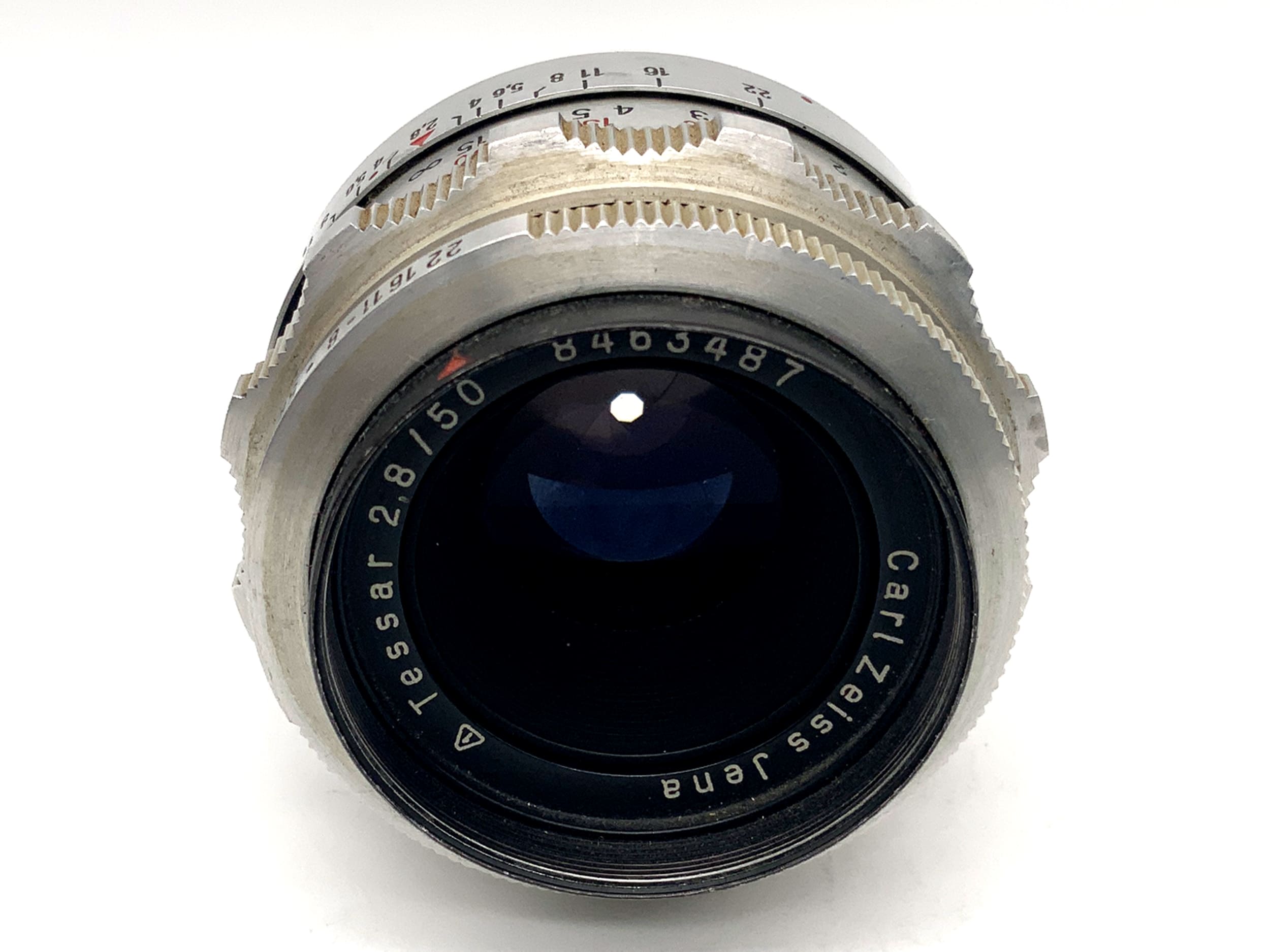 Carl Zeiss 50mm 1:2.8 Tessar prime lens (Exa)