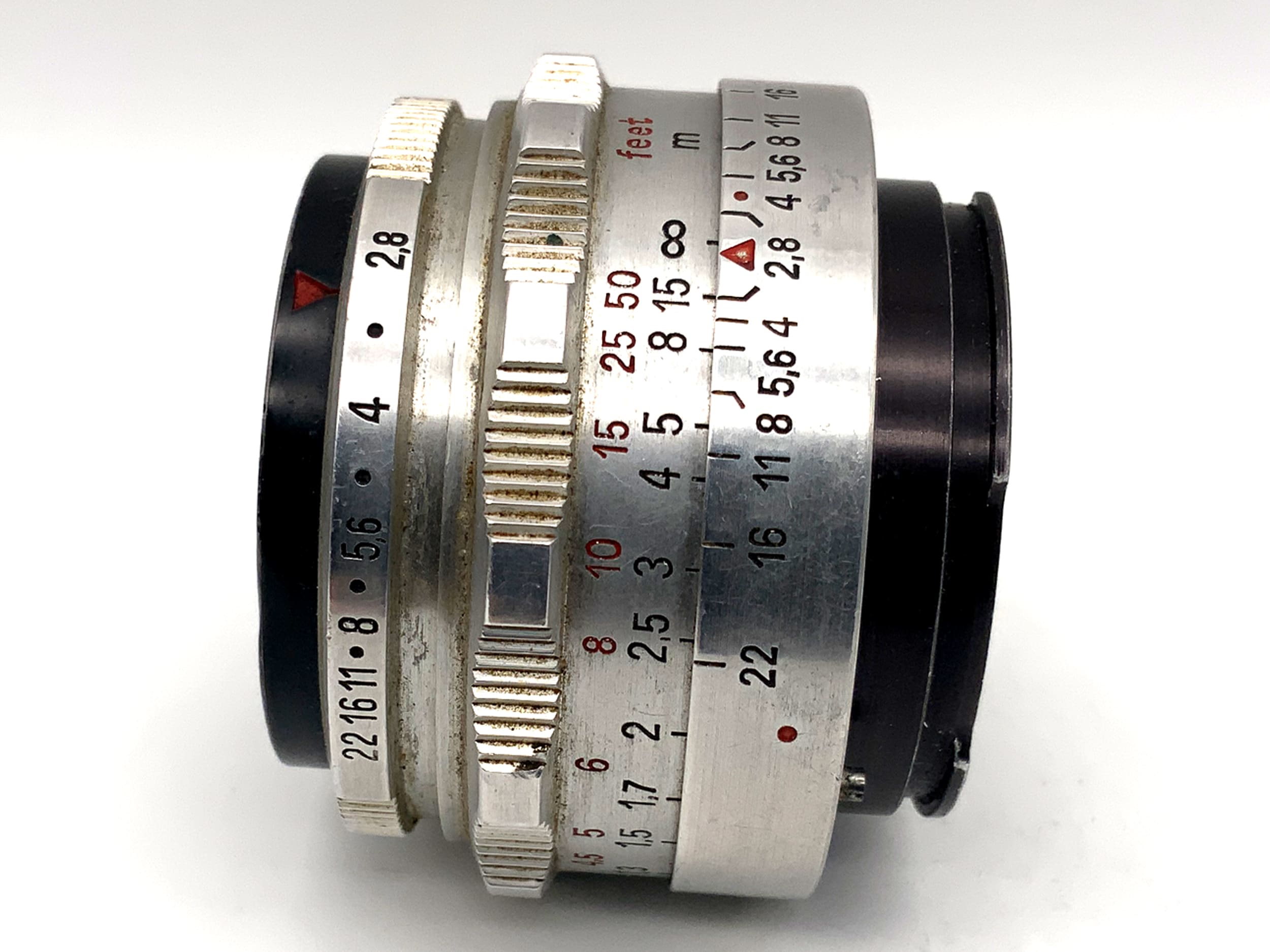 Carl Zeiss 50mm 1:2.8 Tessar prime lens (Exa)