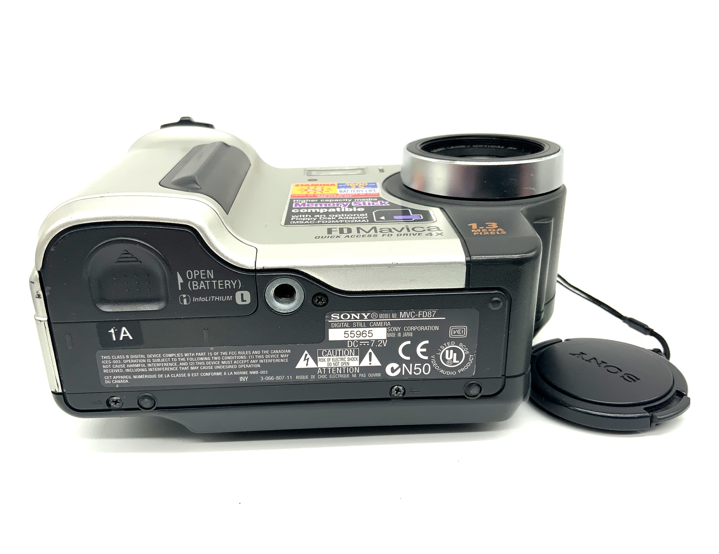 Sony FD Mavica Digitale Kompaktkamera mit 6.1-18.3 1:2.8
