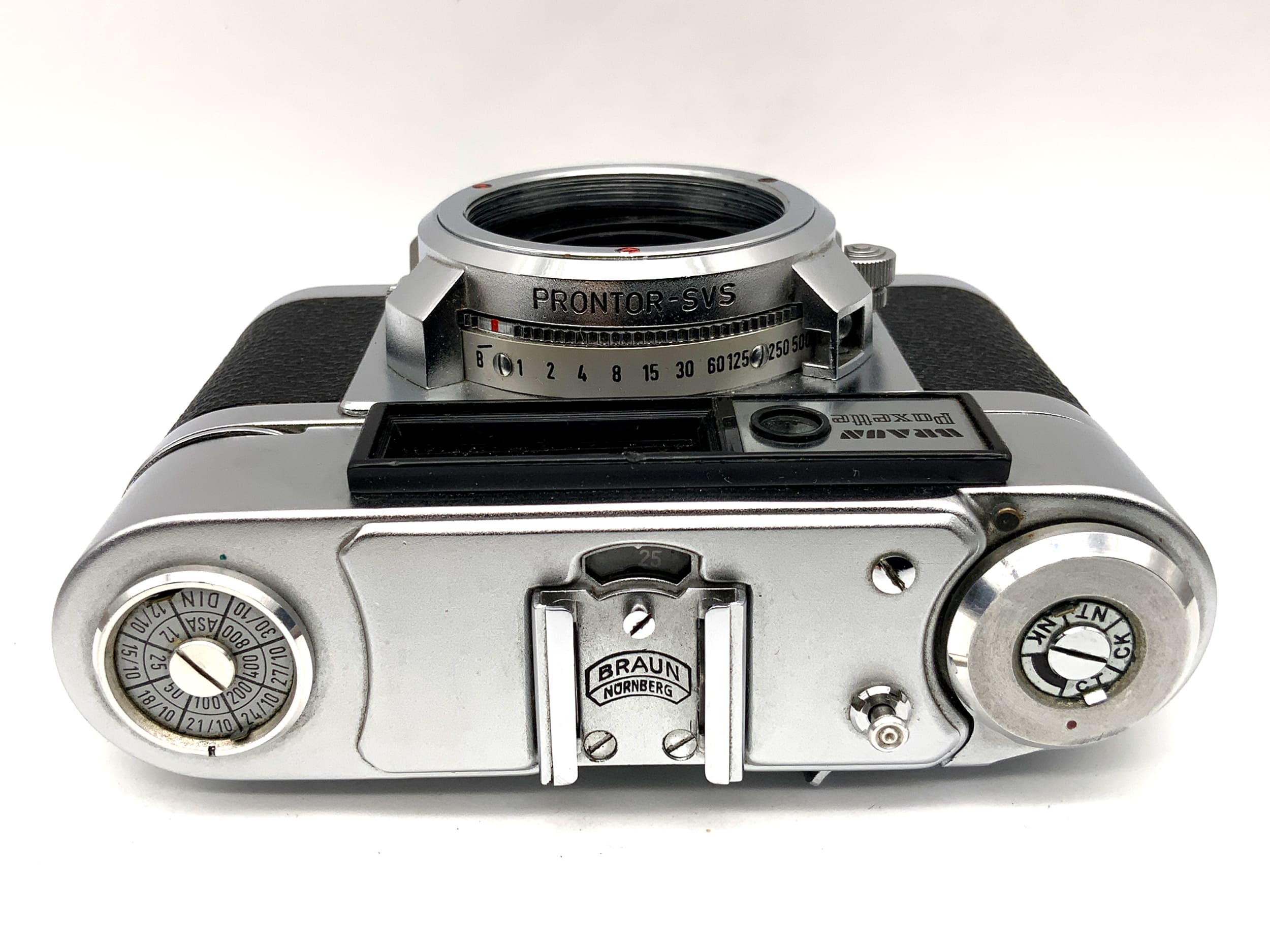 Braun Paxette viewfinder camera Prontor-SVS (without lens) analog camera