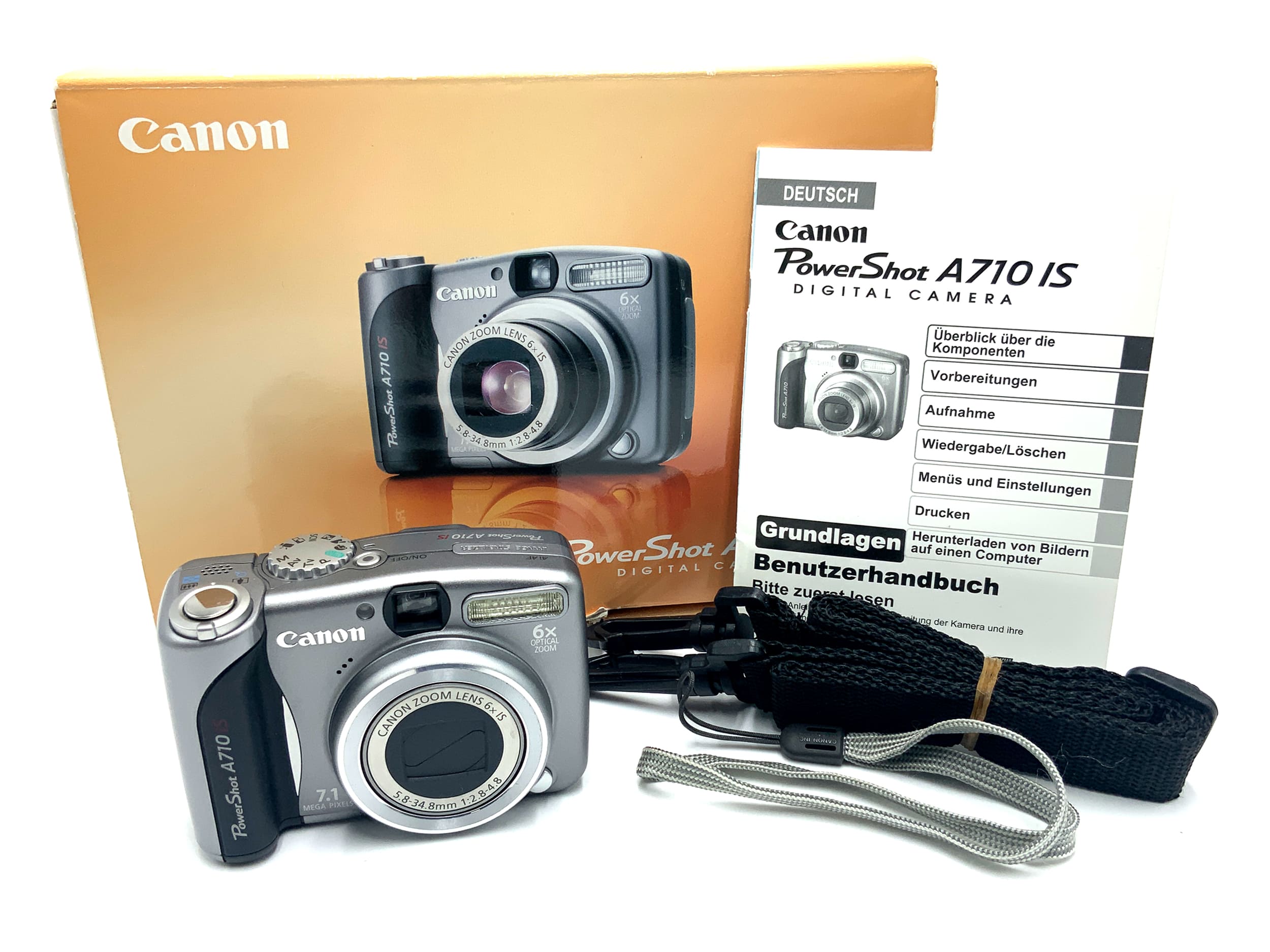 Canon Powershot A710is Digitale Kompaktkamera mit 5.8-34.8 1:2.8-4.8