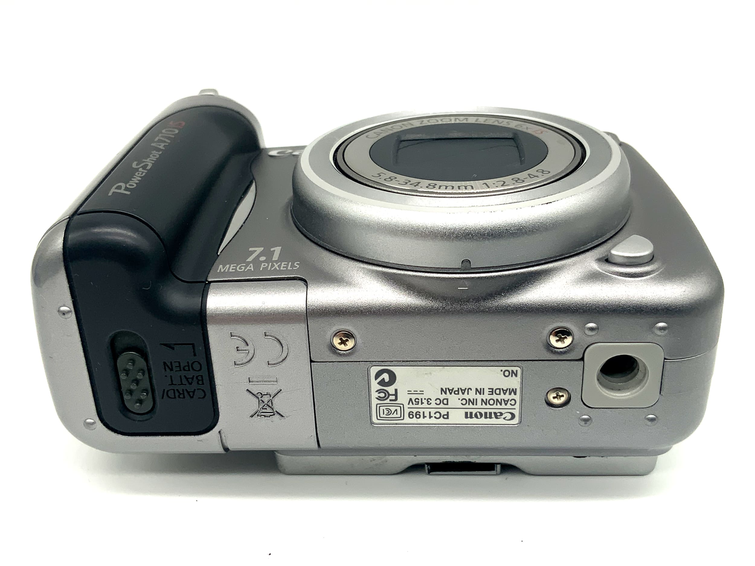 Canon Powershot A710is Digitale Kompaktkamera mit 5.8-34.8 1:2.8-4.8