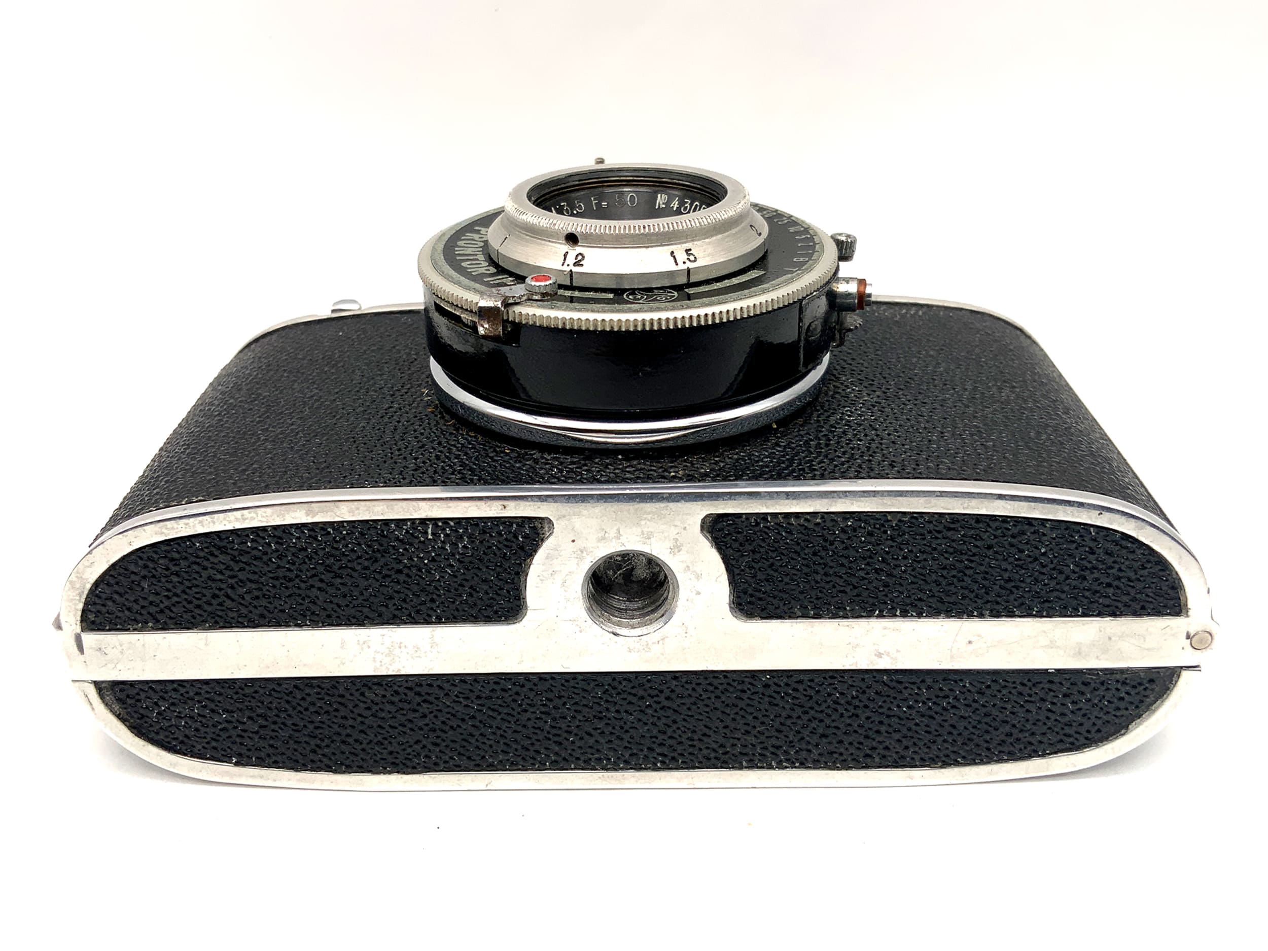 Pontiac Baby Lynx viewfinder camera with Boyer Paris Sapphire 1:3.5/50mm Prontor II