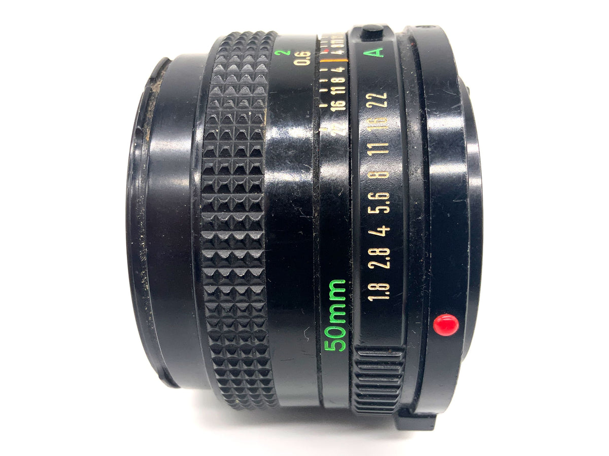 Canon Lens FD 50mm 1:1.8 Objektiv Festbrennweite (Canon FD) Pilz!