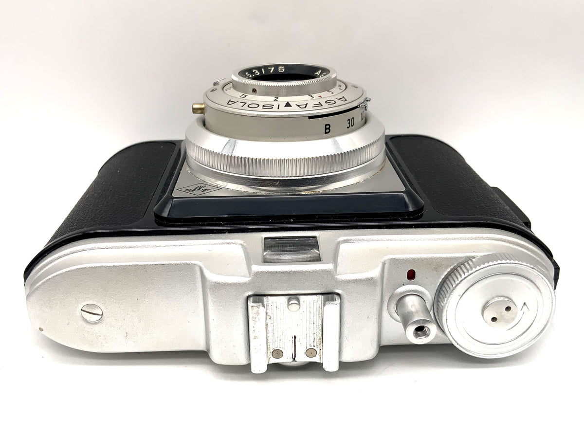 Agfa Isola viewfinder camera with Agnar 1:6.3/75mm compact camera analog camera