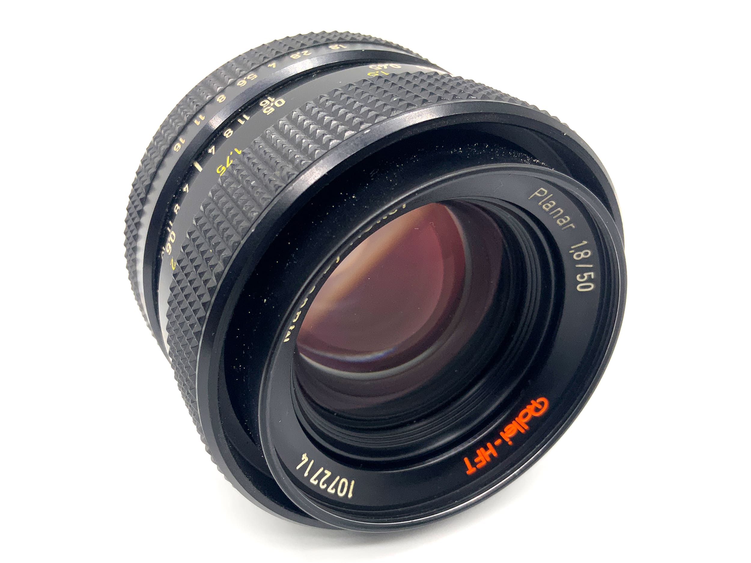 Rollei Planar HFT 50mm 1:1.8 Objektiv Festbrennweite (Rollei QBM) Text lesen!