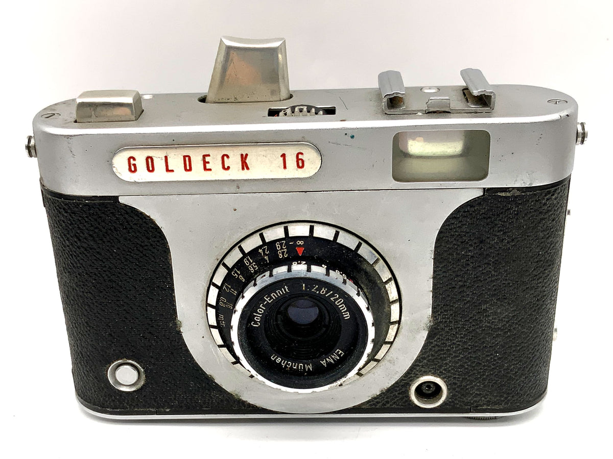 Goldammer Goldeck 16 viewfinder camera with Enna Color-Ennit 1:2.8/20mm analog camera