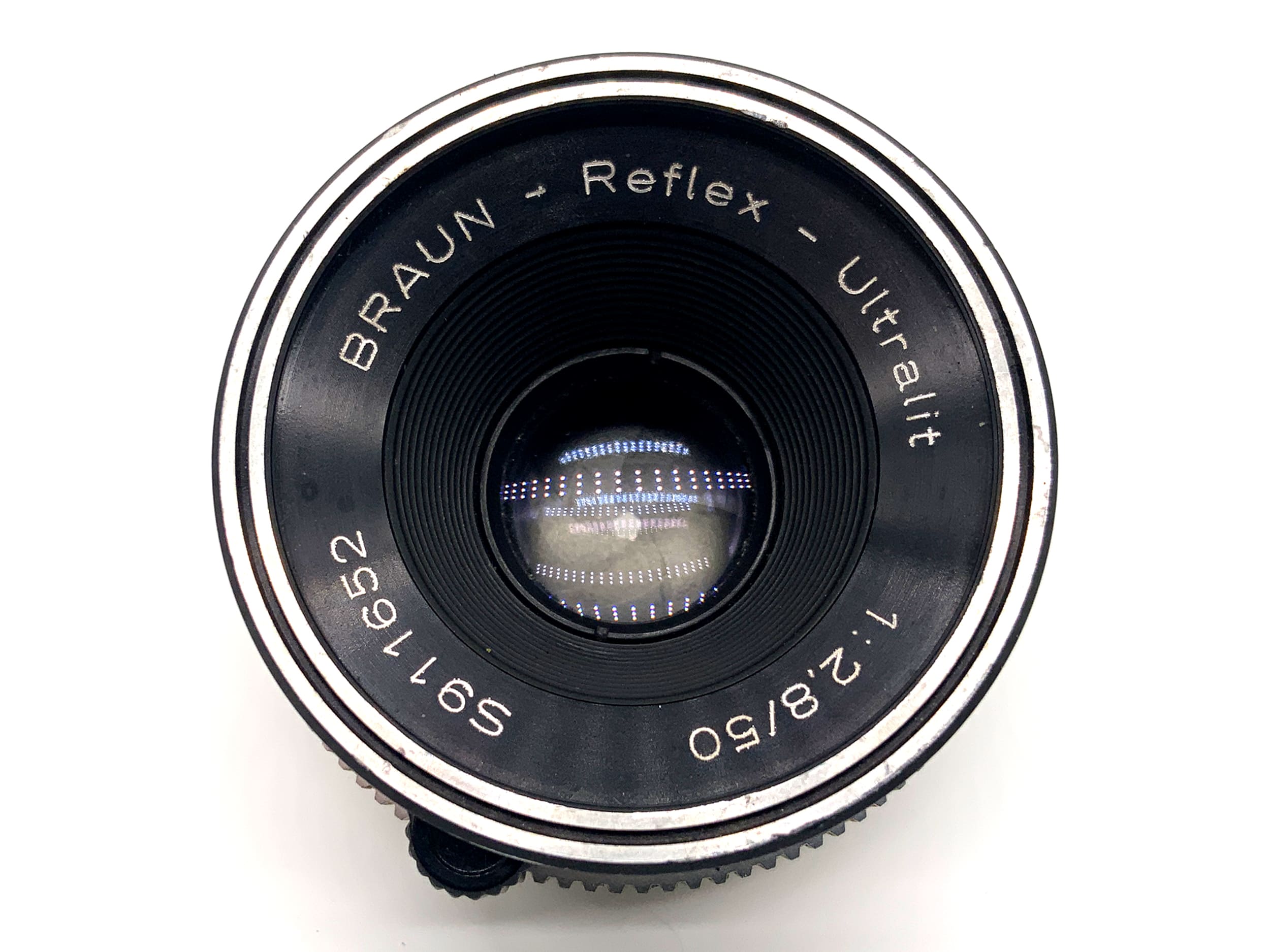 Braun Reflex-Ultralit 50mm 1:2.8 Objektiv Festbrennweite (DKL Paxette)