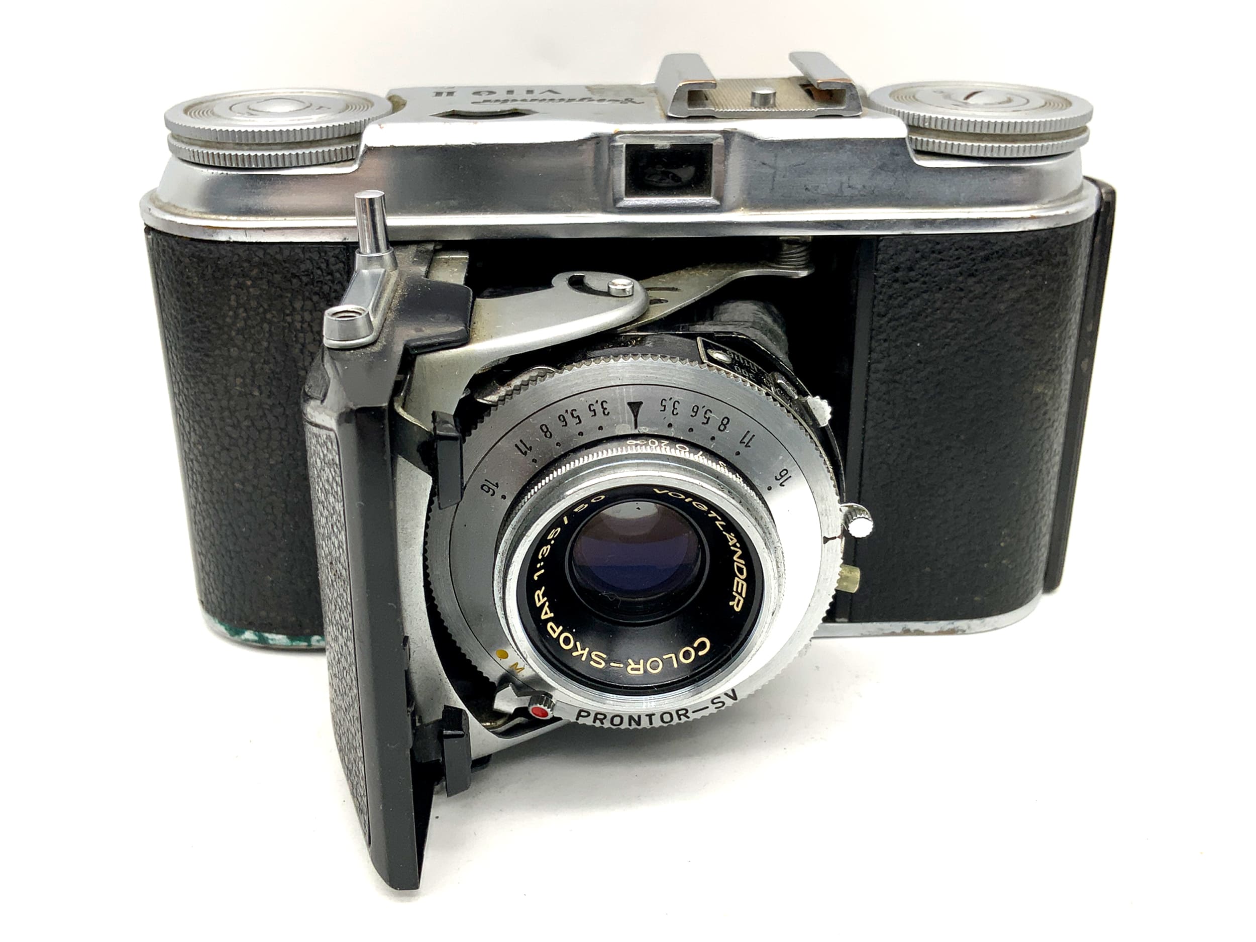 Voigtländer Vito II folding camera with Color-Skopar 50mm 1:3.5 Prontor-SV