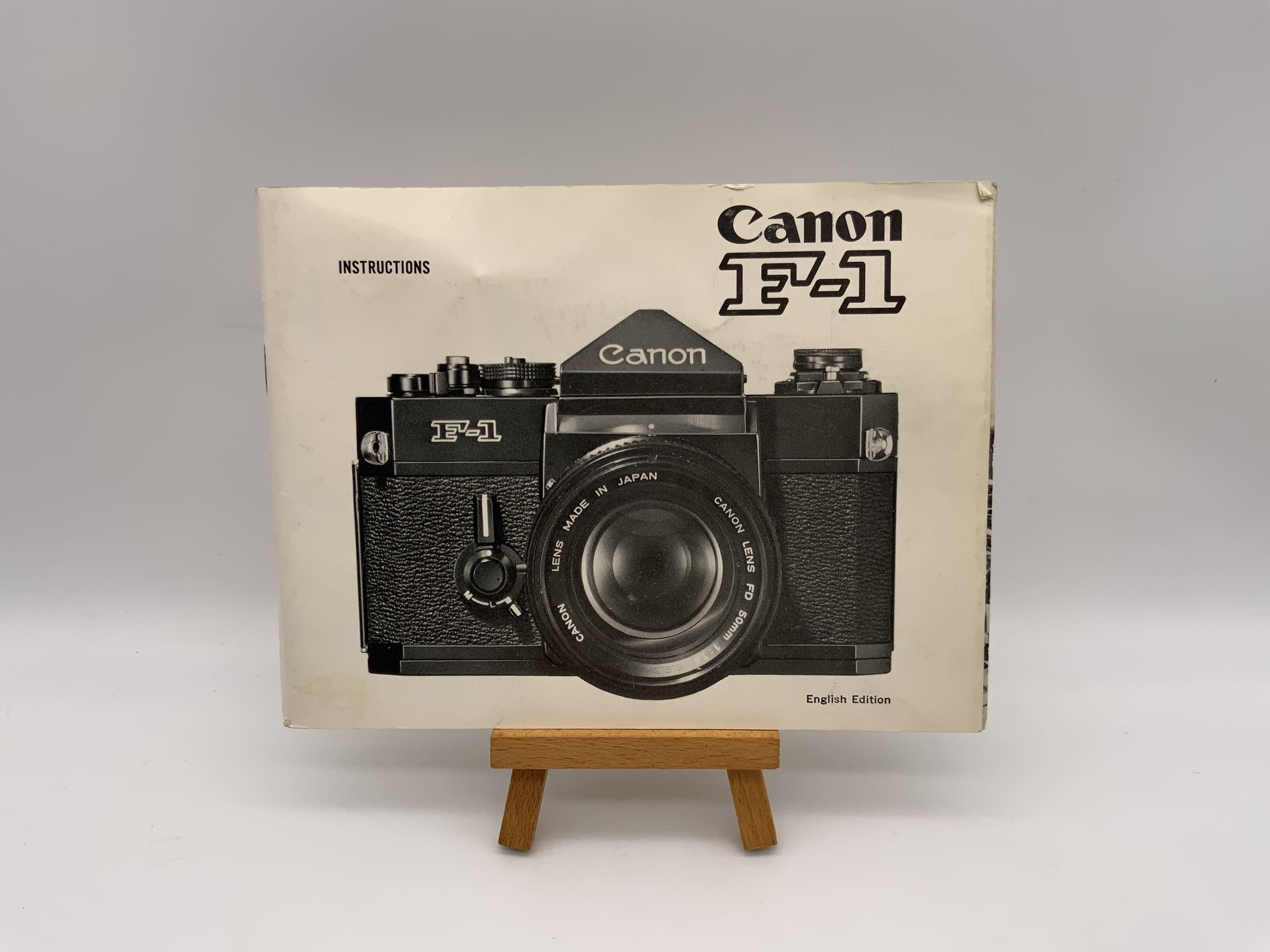 Canon F-1 User Manual (English)