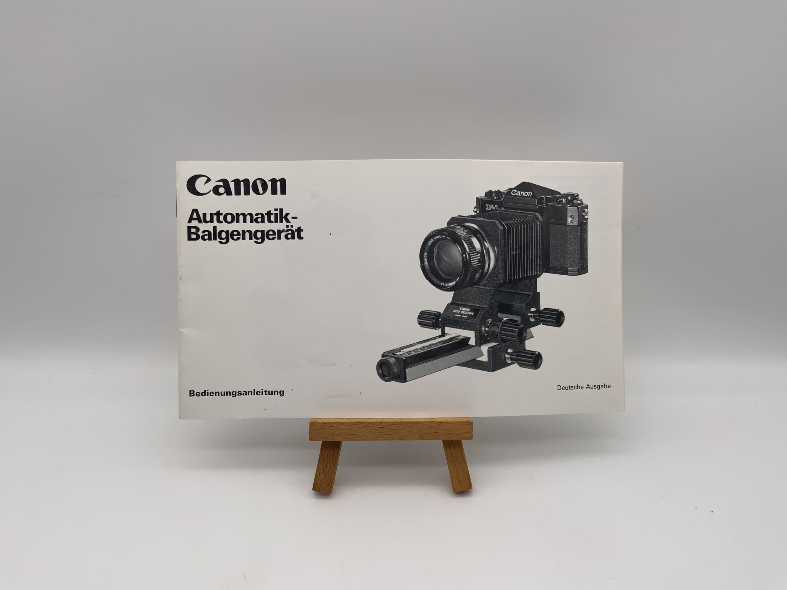 Canon Automatic Bellows Unit User Manual (German)