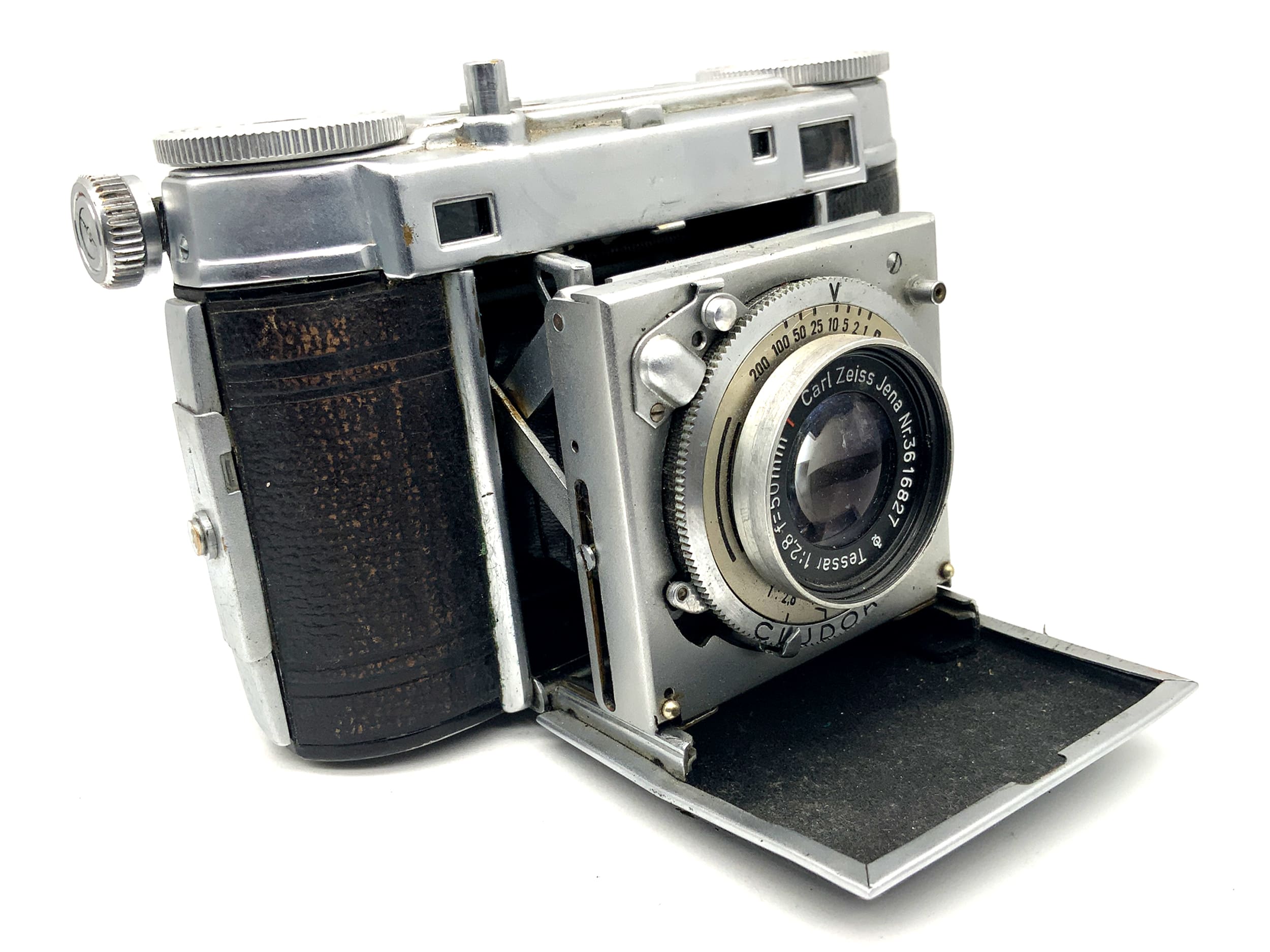 Certo Dollina II folding camera with Carl Zeiss Tessar 50mm 1:2.8 analog camera
