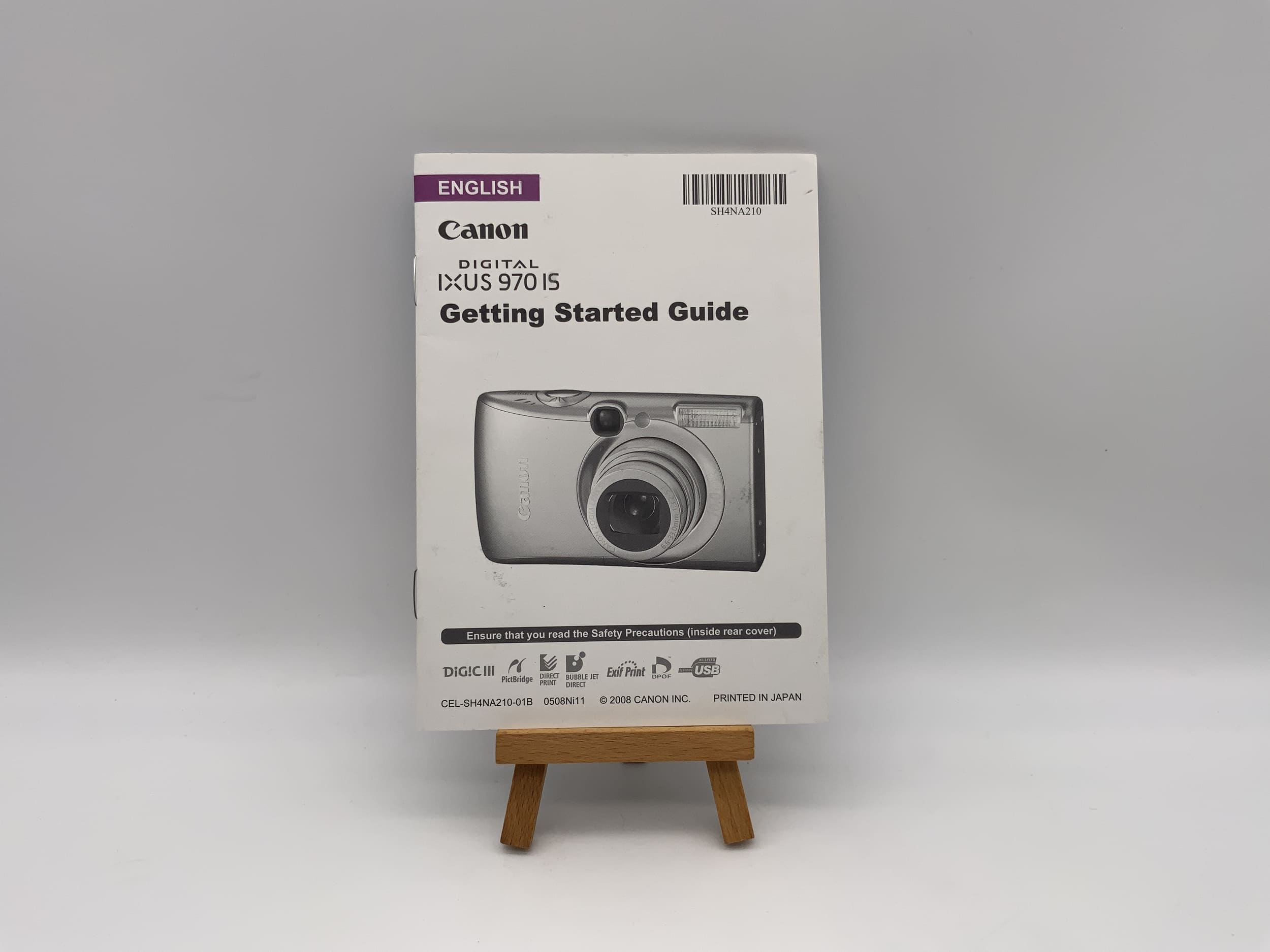 Canon IXUS 970 IS Getting Started Guide User Manual English