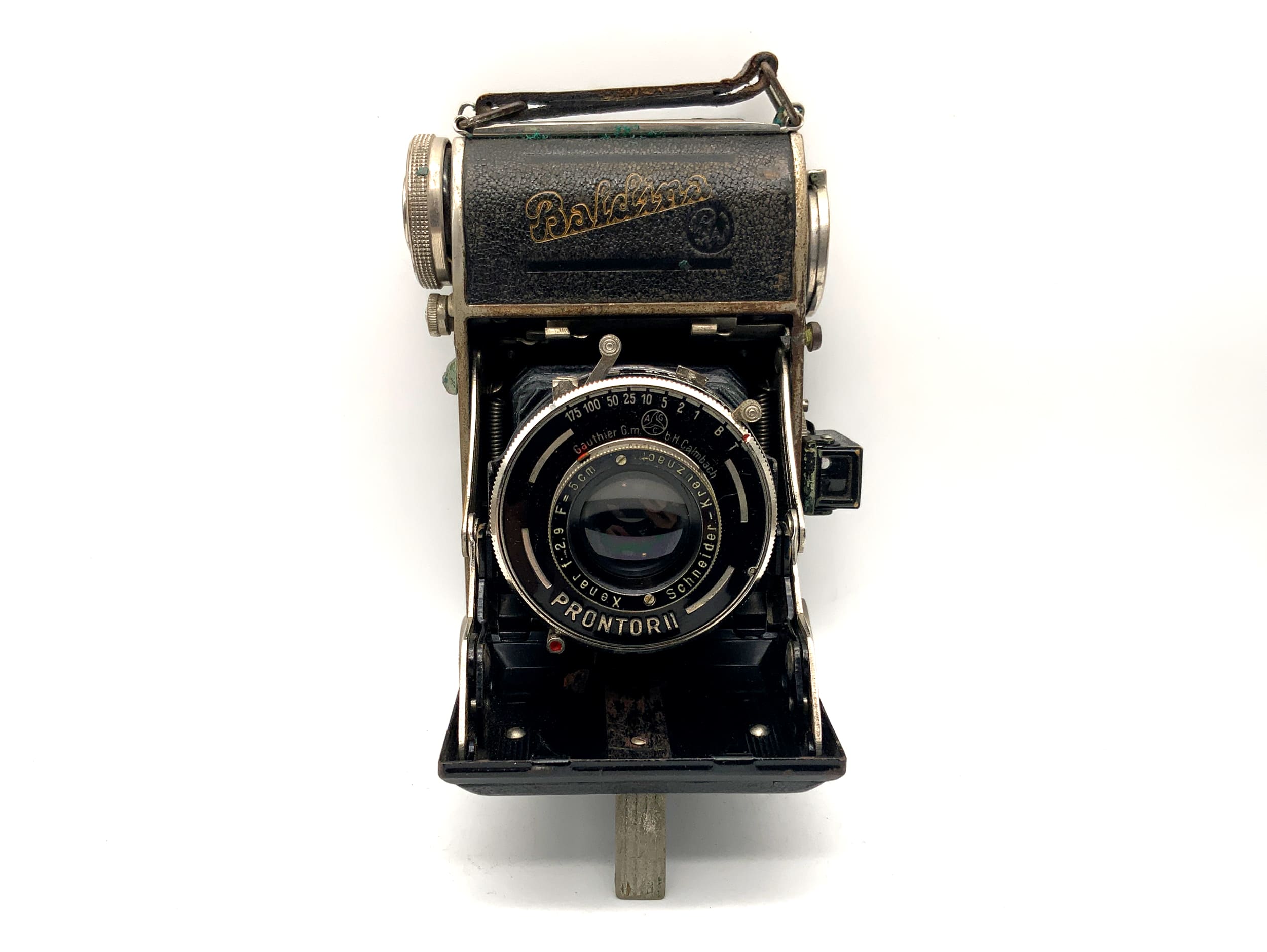 Balda Baldina folding camera with Schneider Kreuznach Xenar 5cm 1:2.9 Prontor II