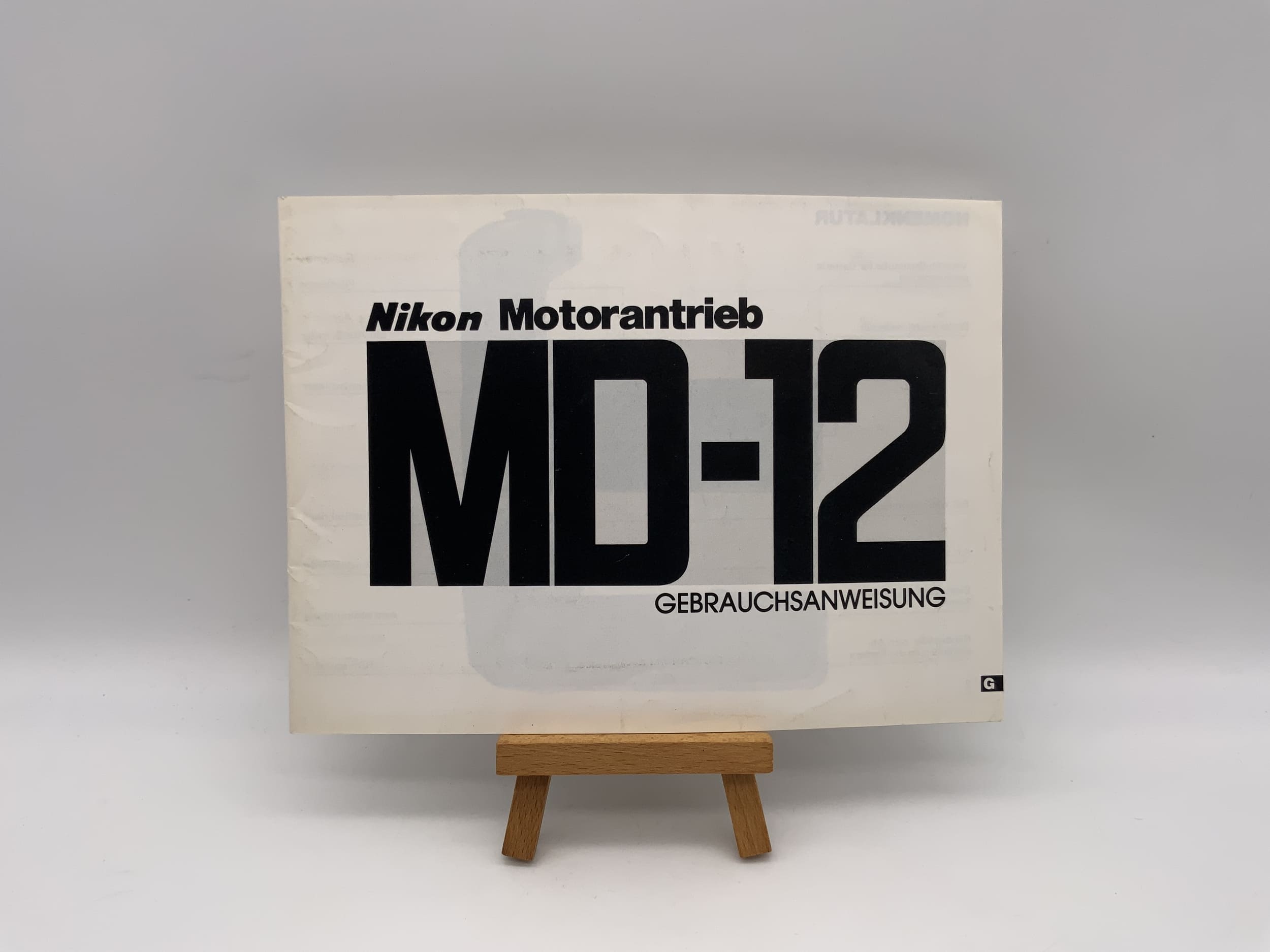 Nikon MD-12 Motor Drive User Manual (German)