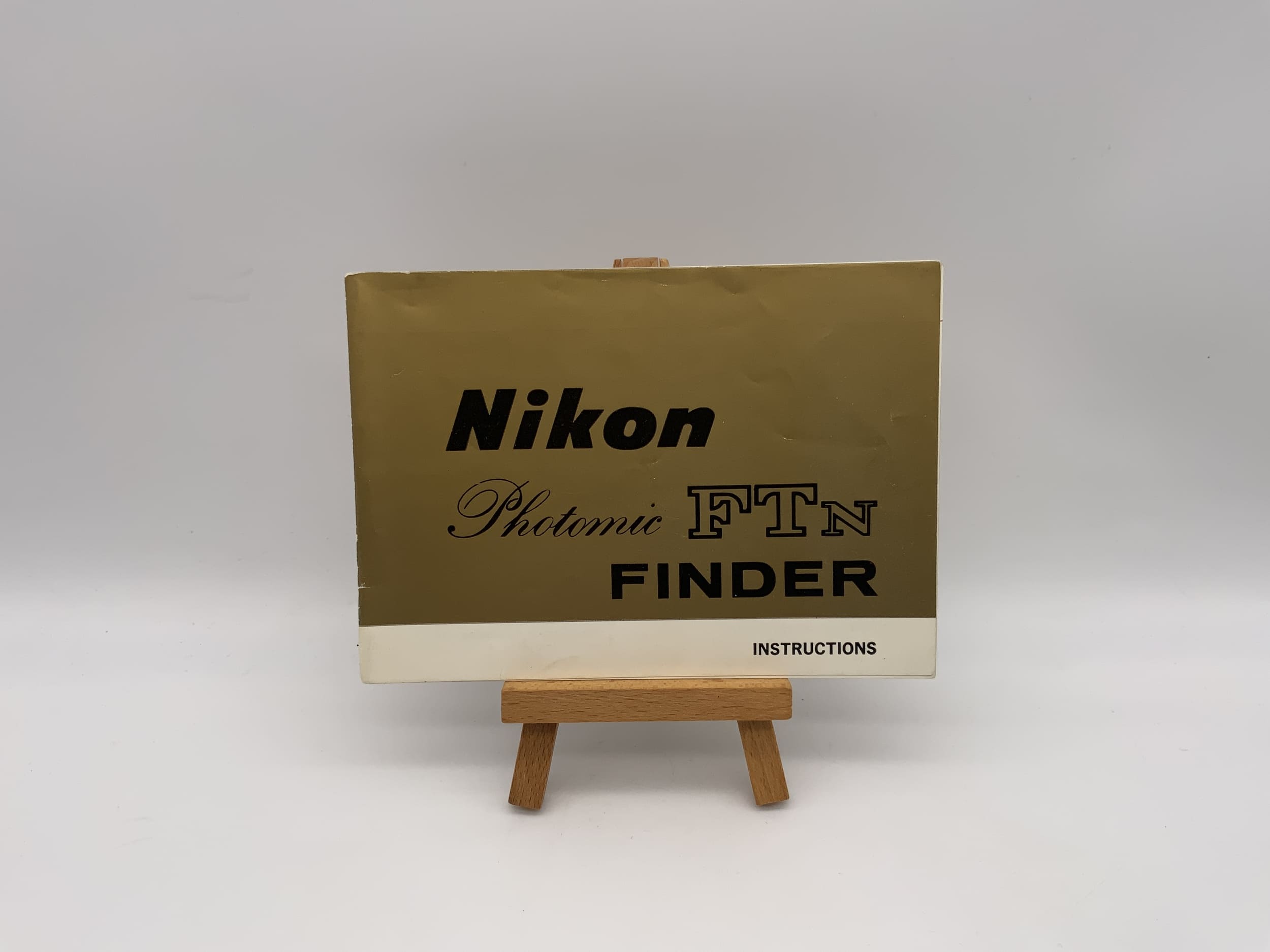 Nikon Photomic FTN Finder User Manual (English)