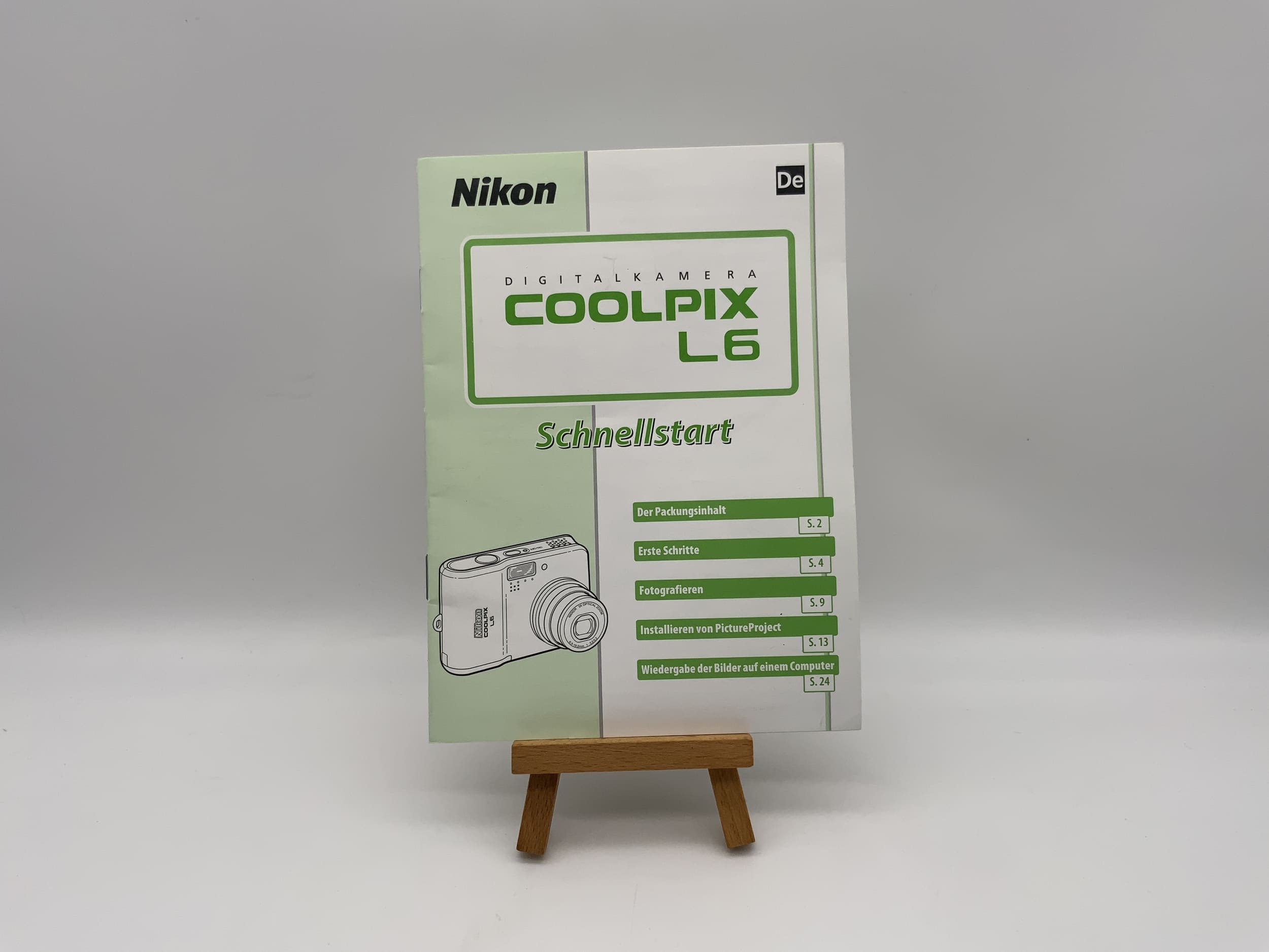 Nikon Coolpix L6 Quick Start Guide (German)