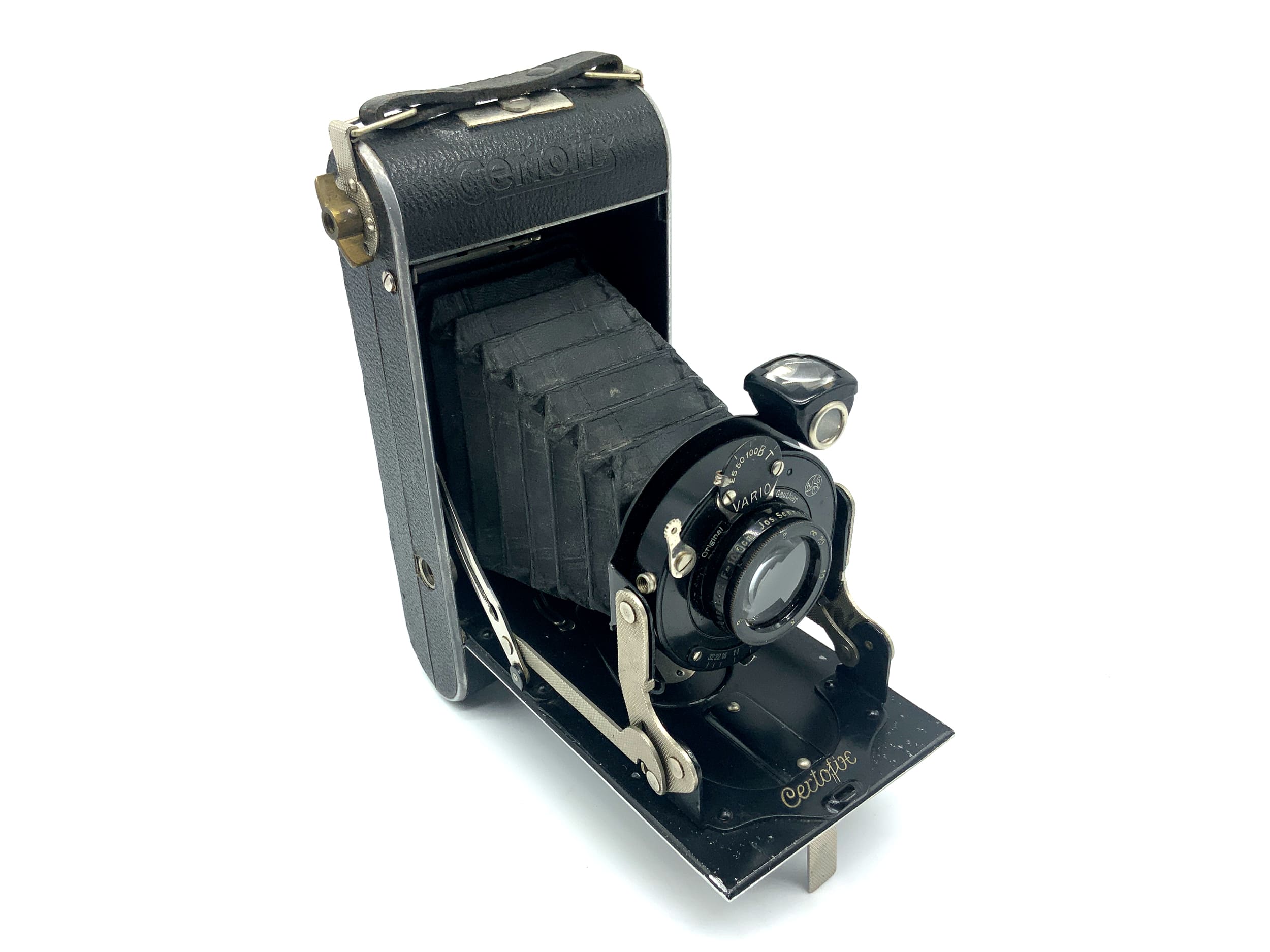 Certo Certofix folding camera with Schneider Kreuznach Radionar 10.5cm 1:4.5 lens