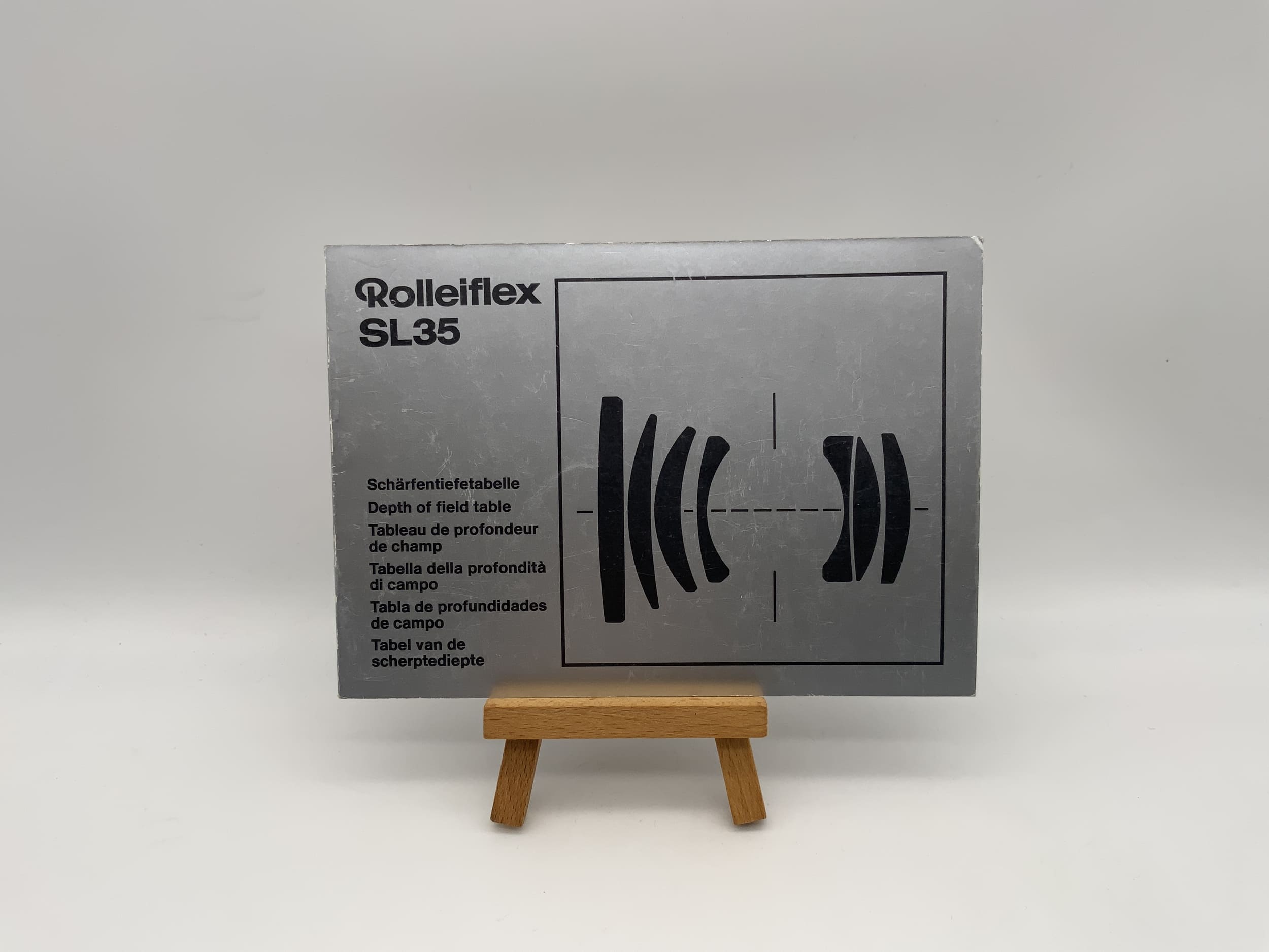 Rollei Sharpness Chart Information Booklet (German)