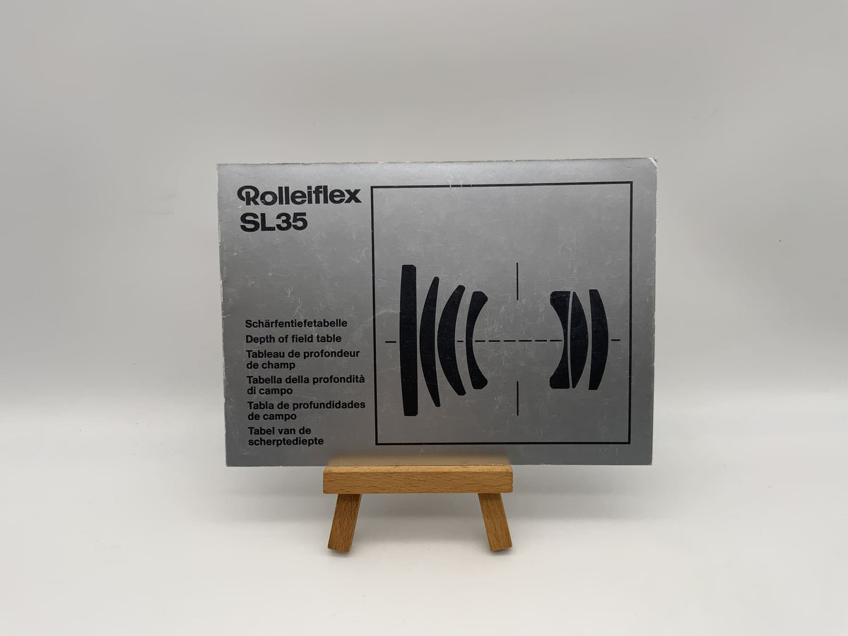Rollei Sharpness Chart Information Booklet (German)