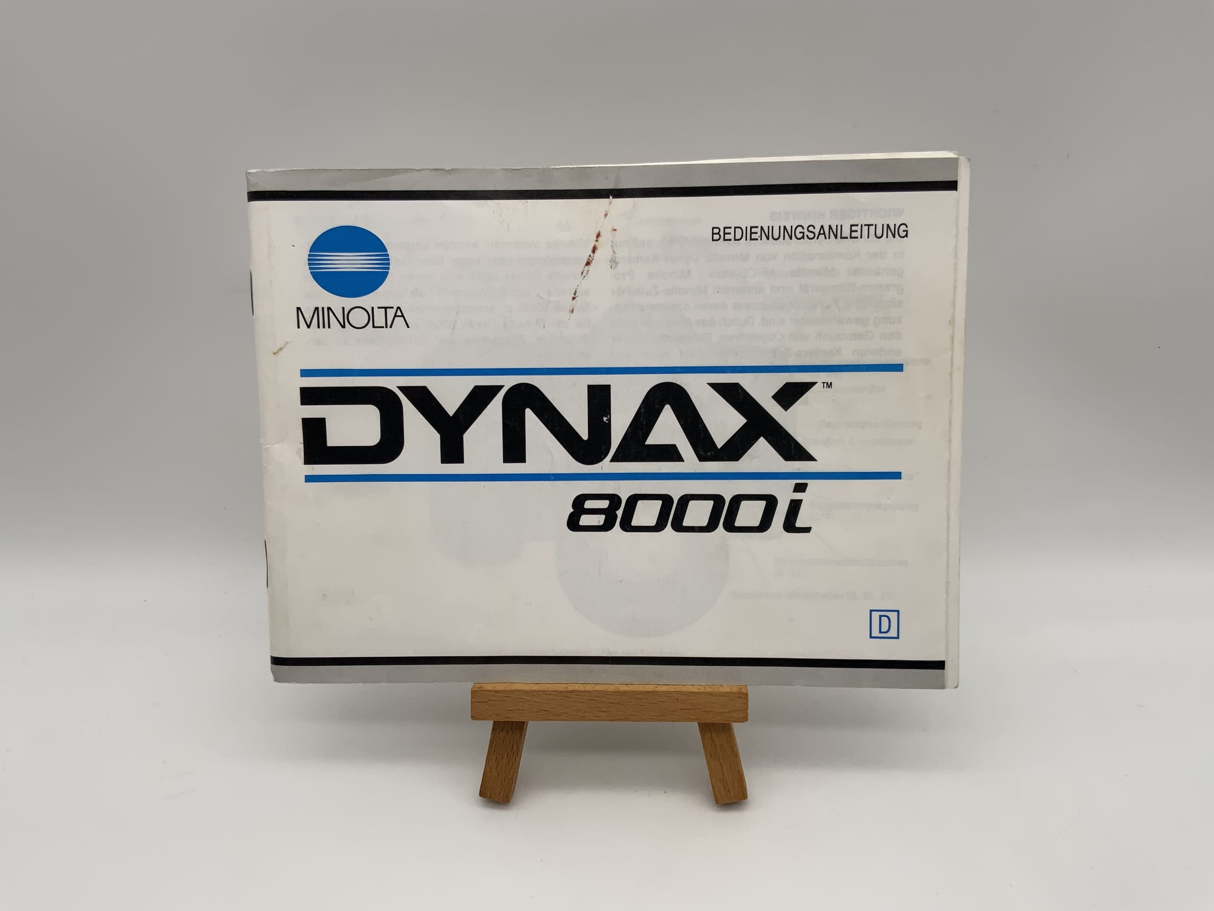 Minolta Dynax 8000i User Manual (German)