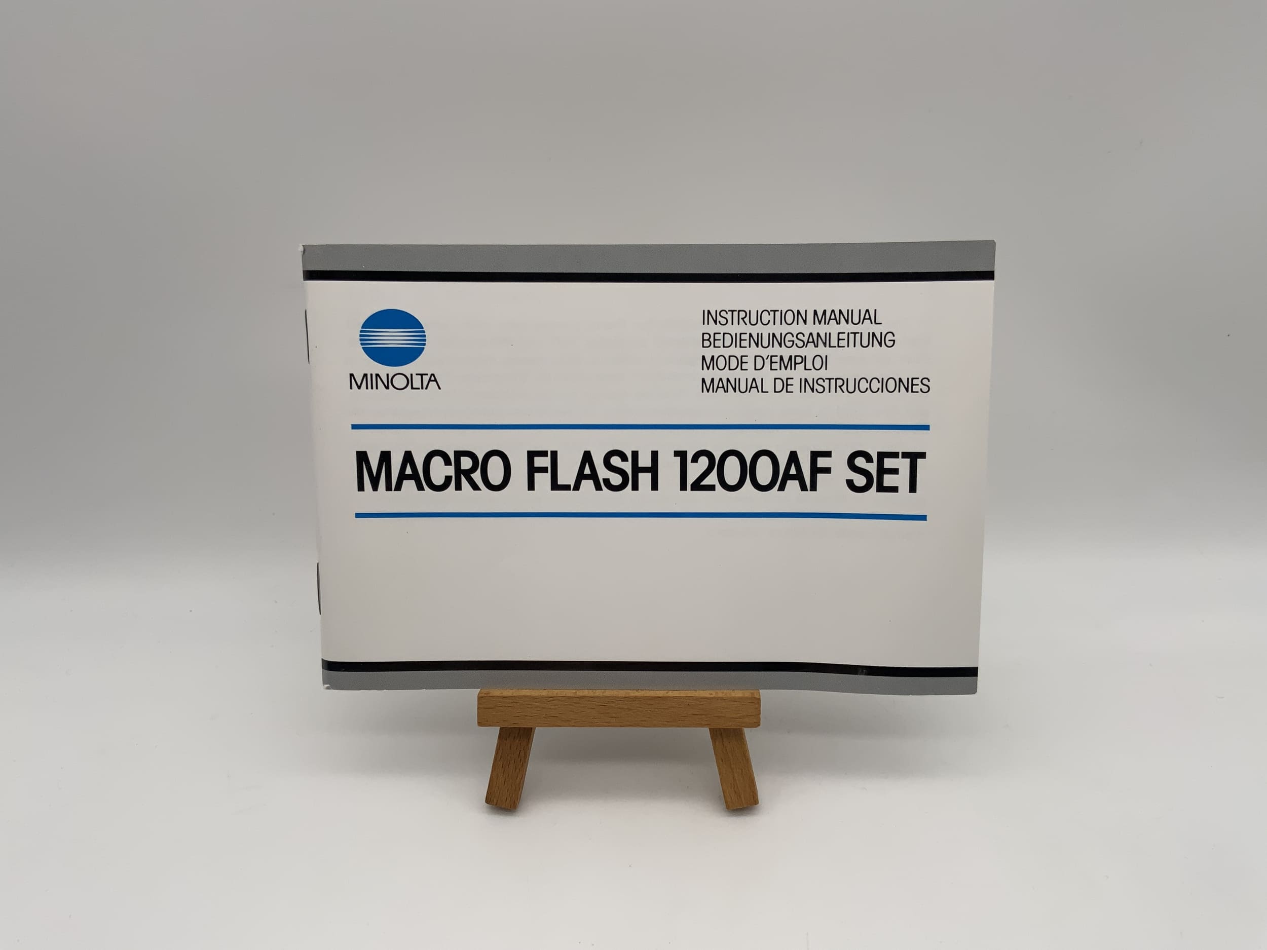 Minolta Macro Flash 1200AF SET User Manual (German)