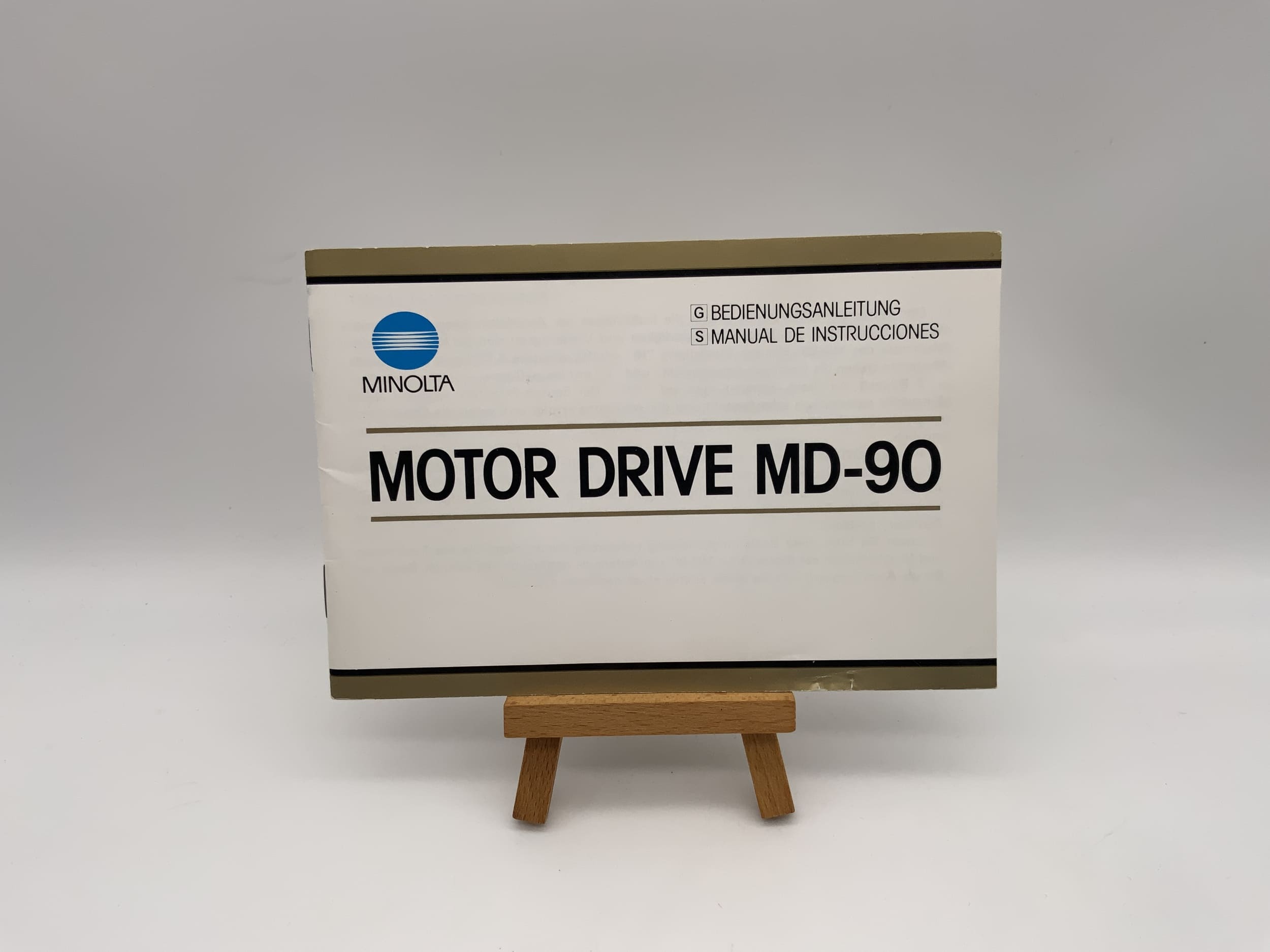 Minolta Motor Drive MD-90 User Manual (German)