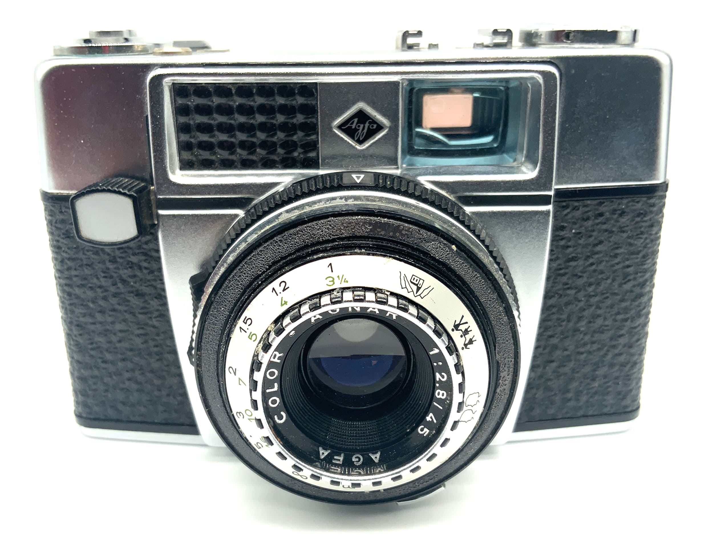 Agfa Silette-LK viewfinder camera with Color Agnar 1:2.8/45 analog camera