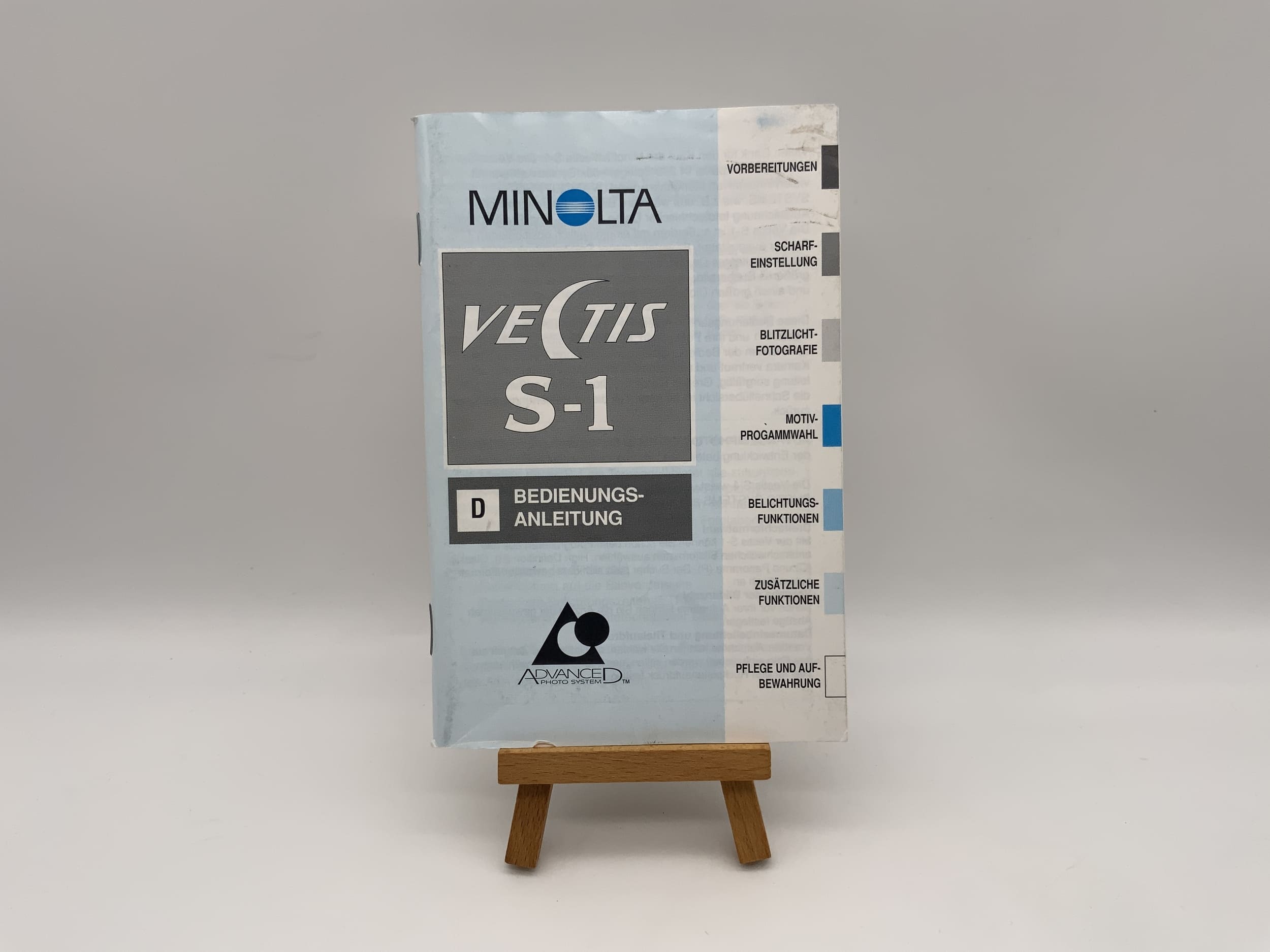 Minolta Vectic S-1 User Manual (German)