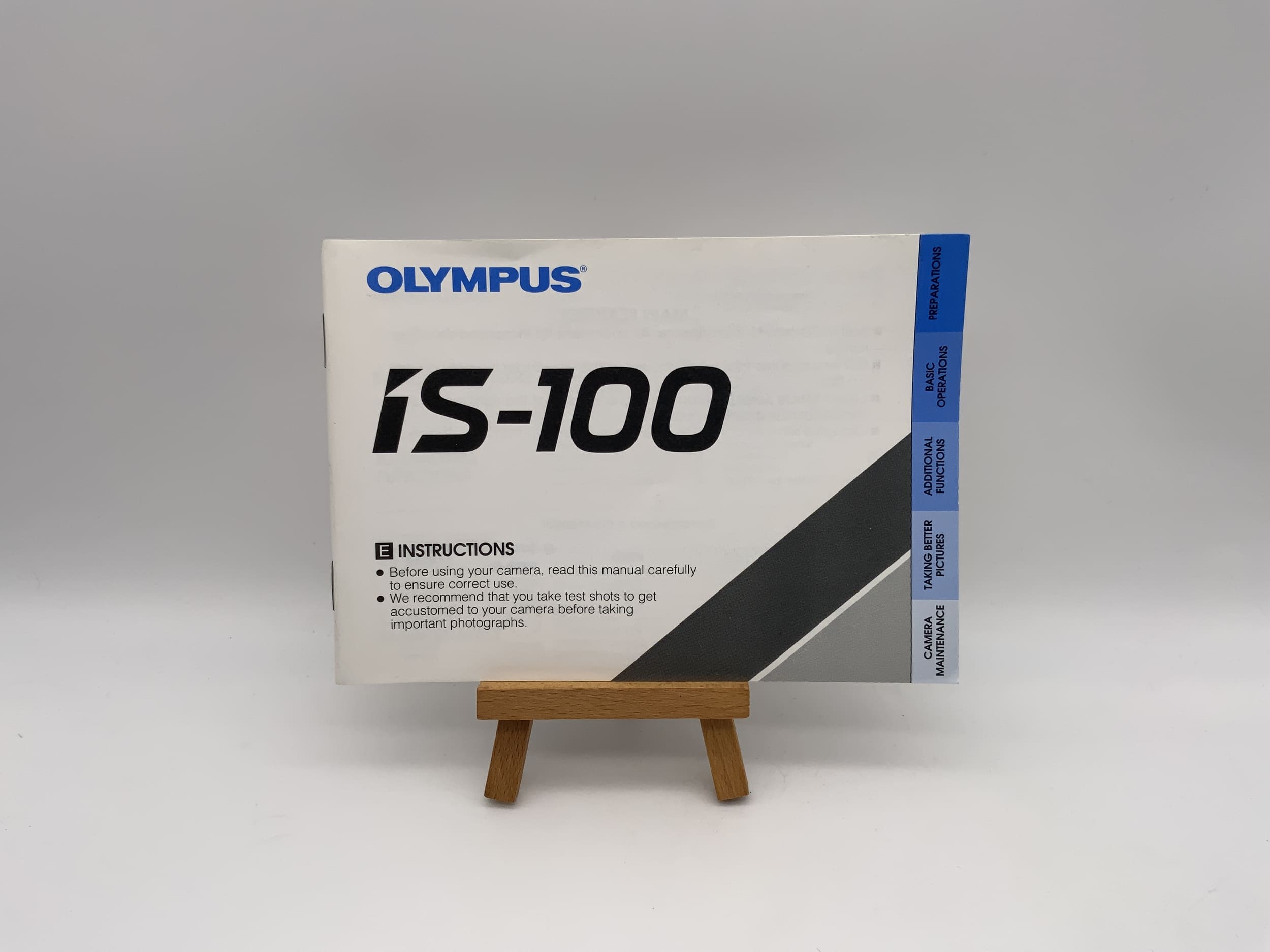 Olympus IS-100 User Manual (English)