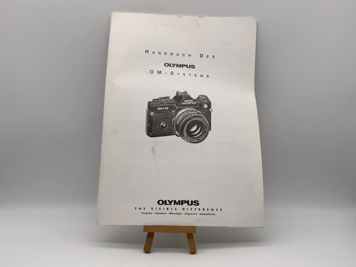 Olympus Manual of the Olympus OM System Manual German