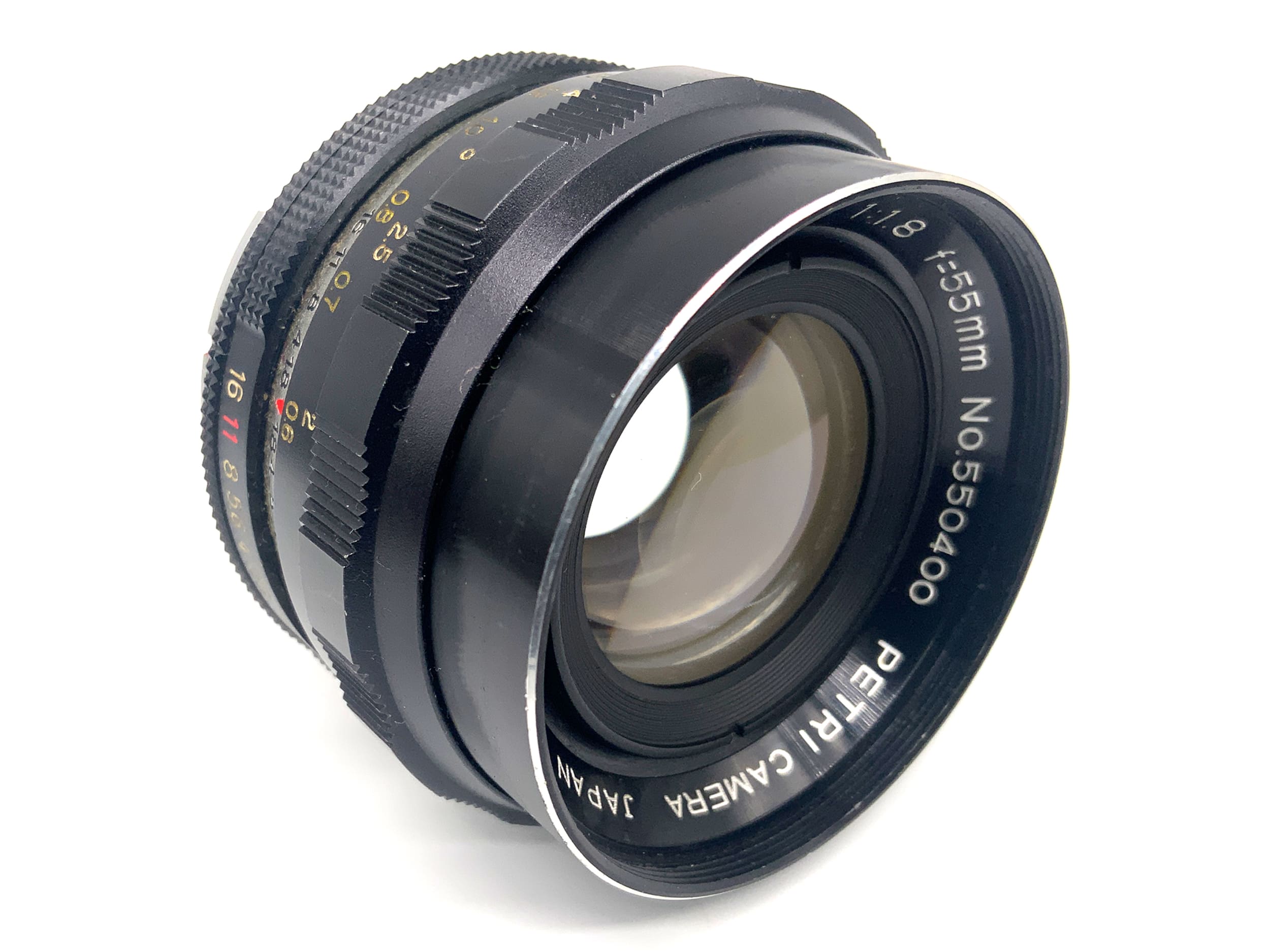 Petri C.C Auto 55mm 1:1.8 Objektiv Festbrennweite (Petri Bajonett)