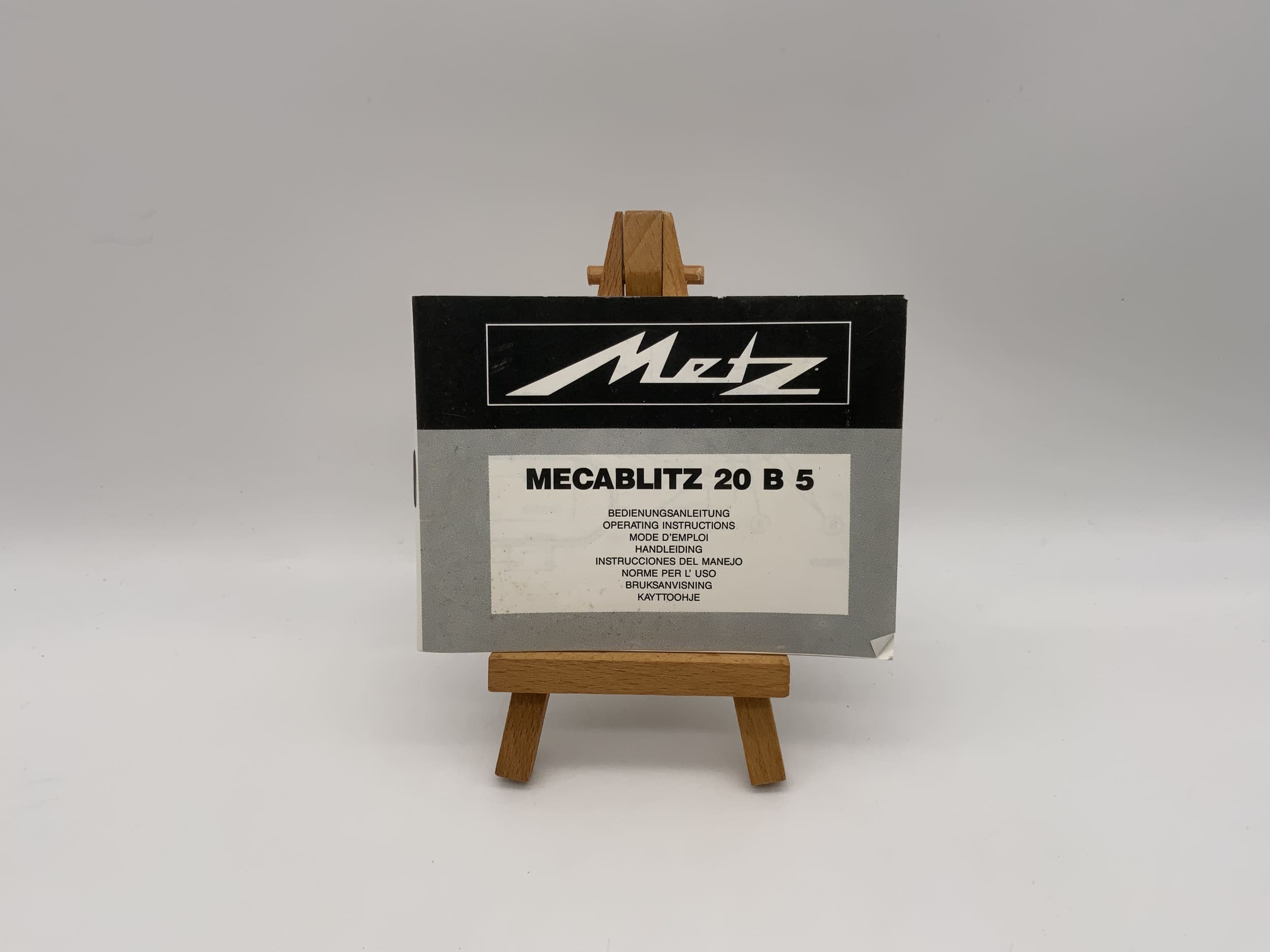 Metz Mecablitz 20 B 5 Operating Instructions German