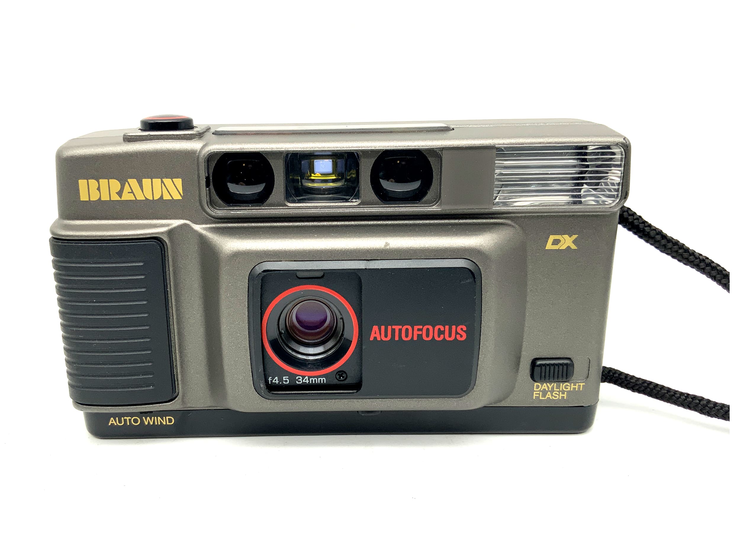 Braun AF-M Point&amp;Shoot with 34mm 1:4.5 compact camera analog camera